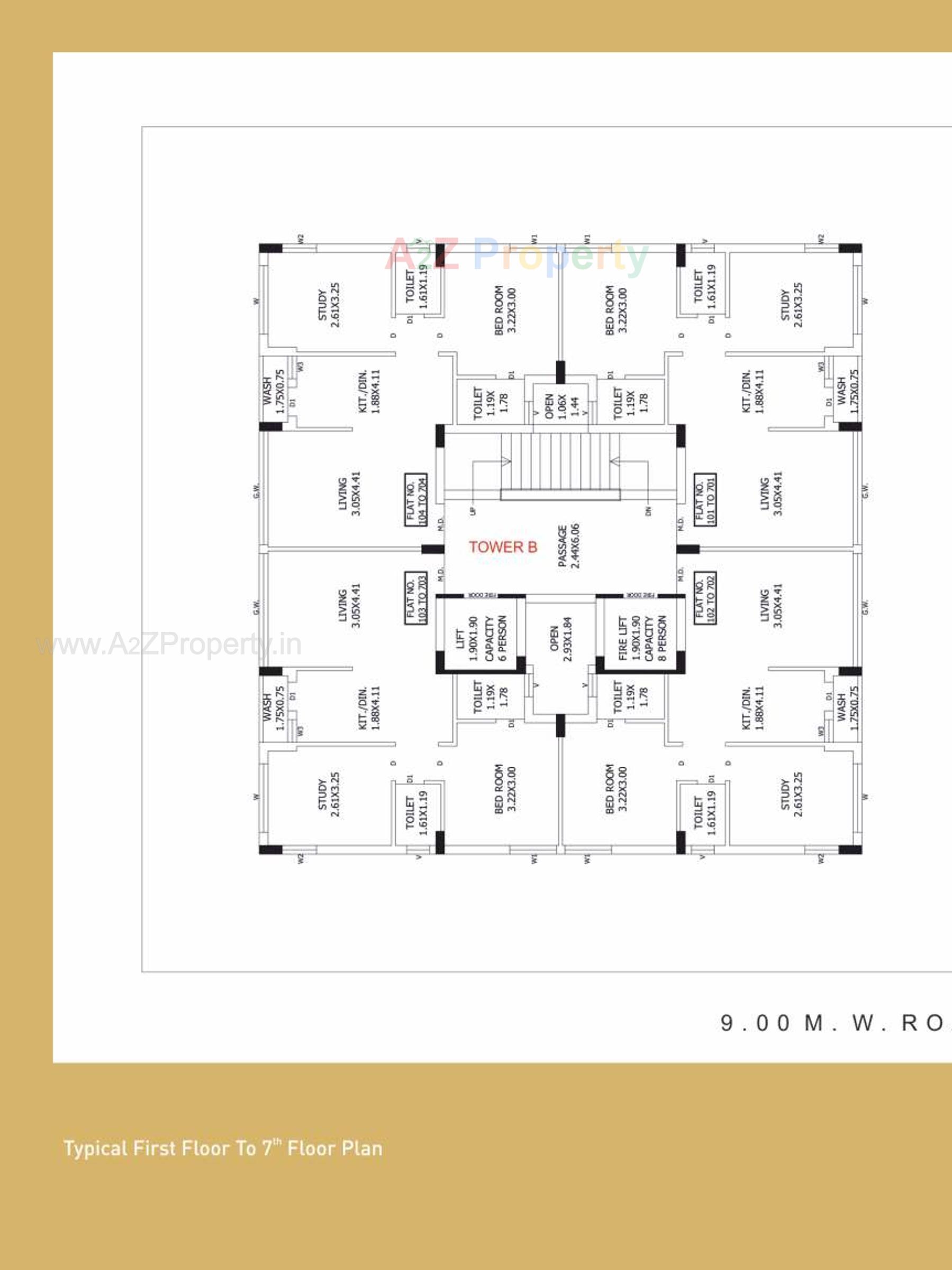 Layout of real estate project Icon Gold located at Rajkot, Rajkot, Gujarat