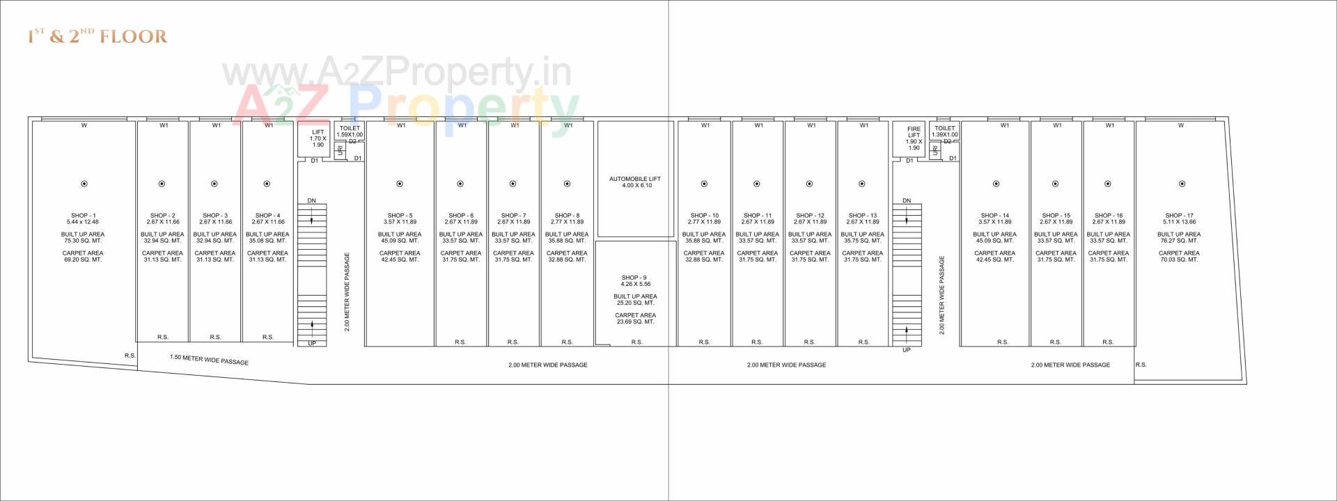 Layout of real estate project Iconic Lifestyle located at Ghanteshwar, Rajkot, Gujarat