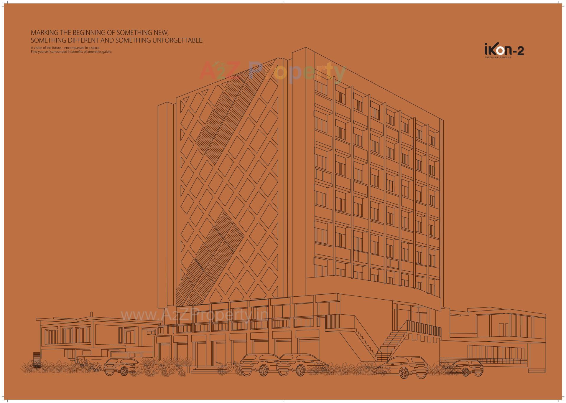 Layout of real estate project Ikon located at Raiya, Rajkot, Gujarat