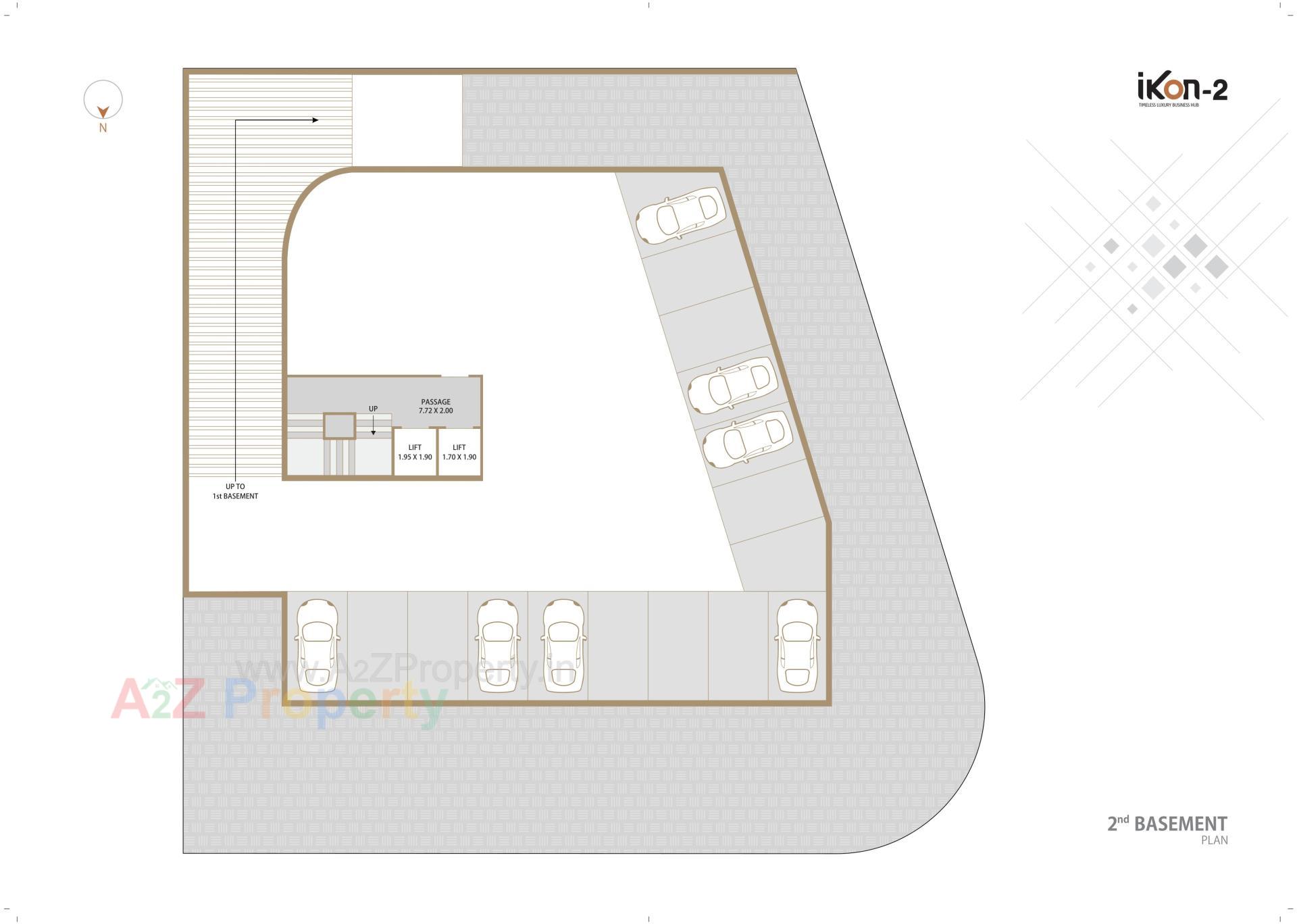 Layout of real estate project Ikon located at Raiya, Rajkot, Gujarat