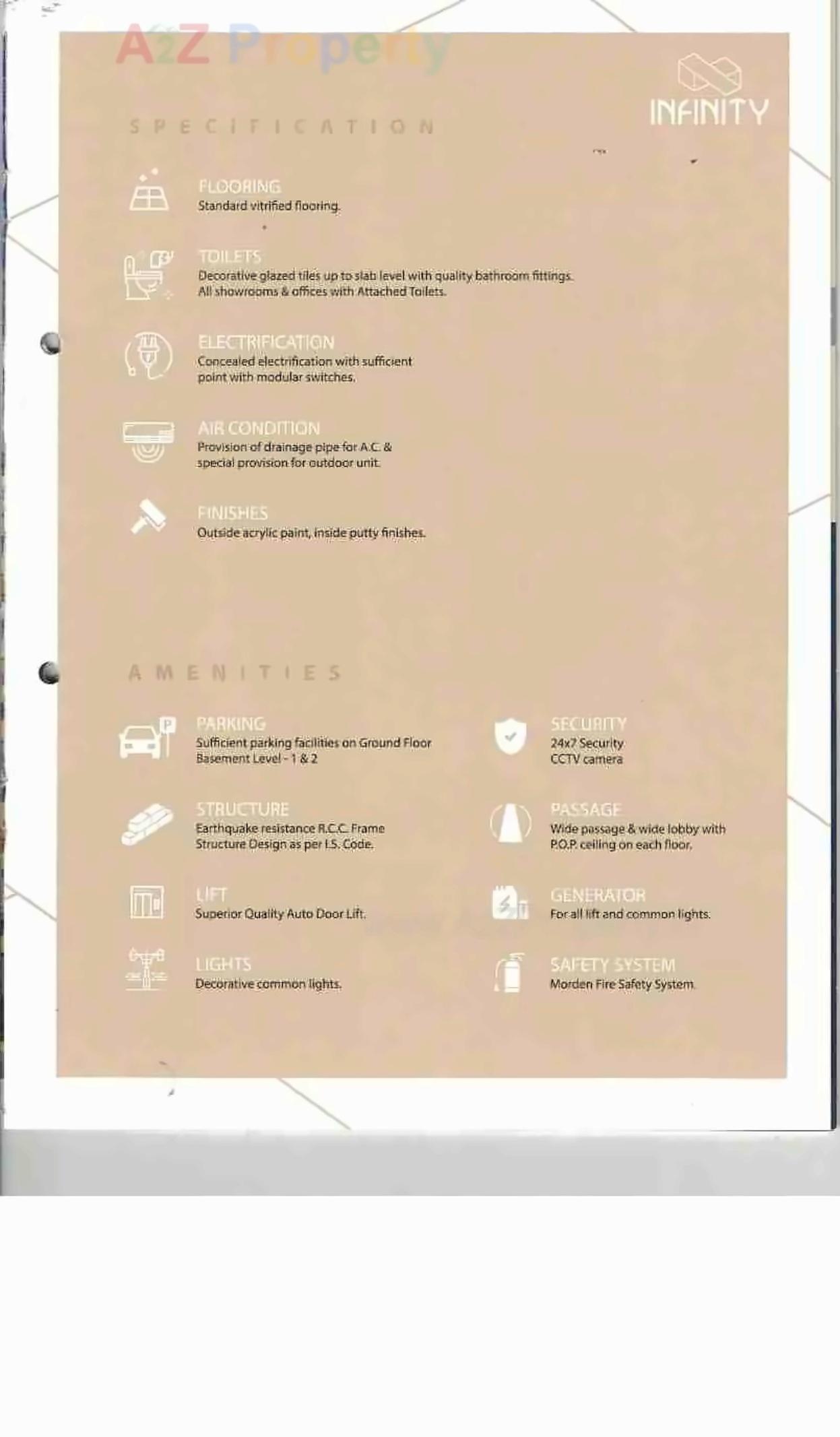  of real estate project Infinity located at Madhapar, Rajkot, Gujarat