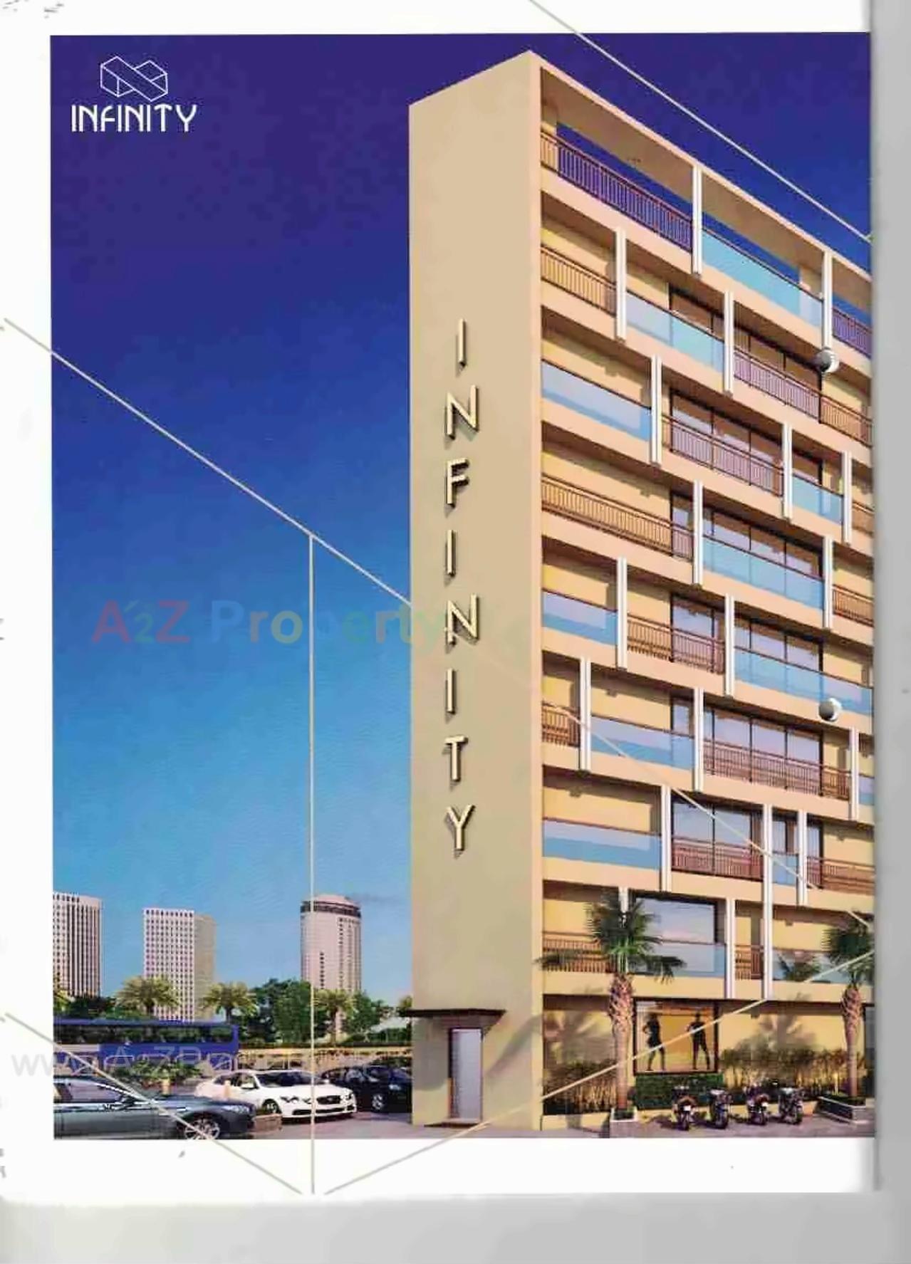 3D Elevation of real estate project Infinity located at Madhapar, Rajkot, Gujarat