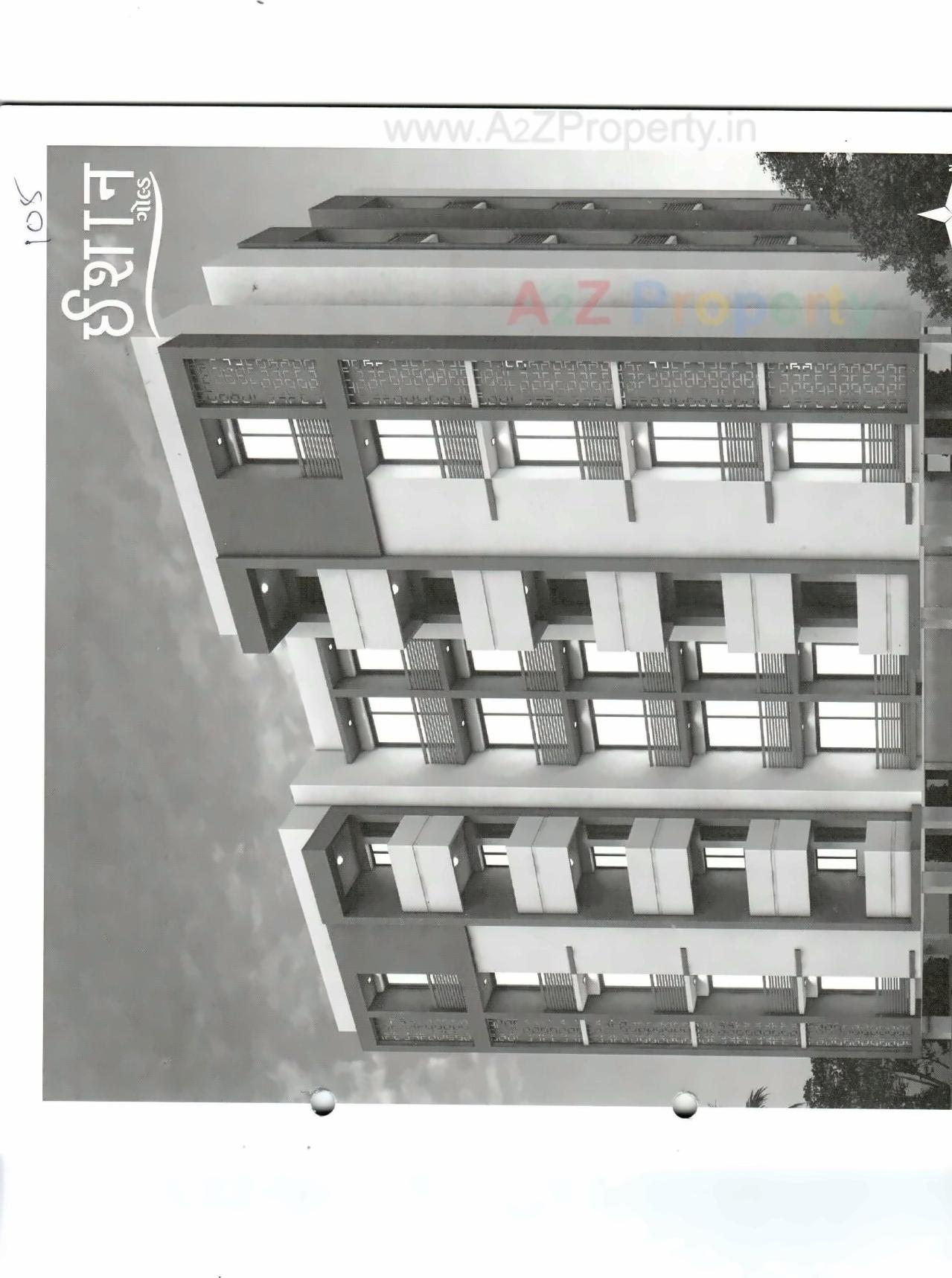 3D Elevation of real estate project Ishaan Gold located at Rajkot, Rajkot, Gujarat