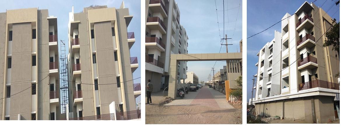 80513_const of real estate project Iskcon Aashray located at Rajkot, Rajkot, Gujarat