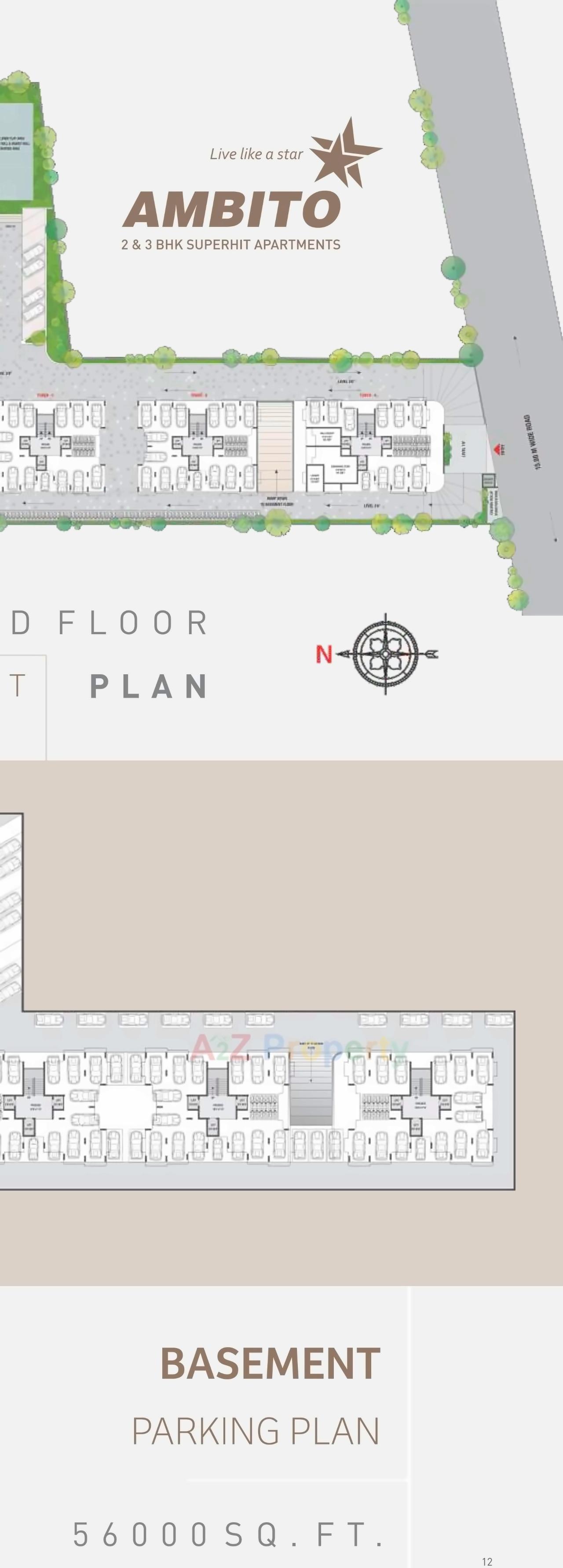 Layout of real estate project Iskcon Ambito located at Mavdi, Rajkot, Gujarat