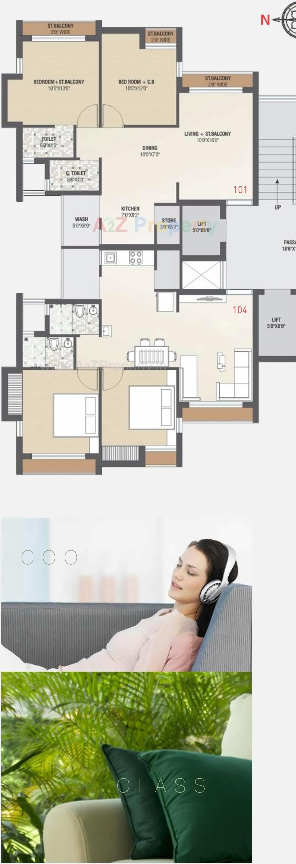 Layout of real estate project Iskcon Ambito located at Mavdi, Rajkot, Gujarat