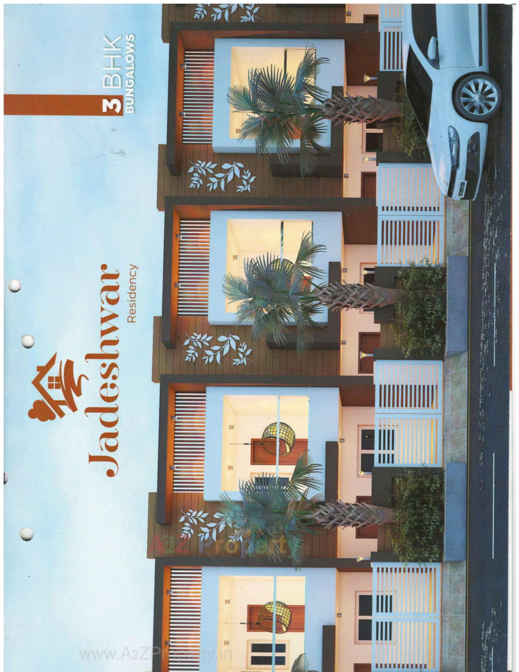 3D Elevation of real estate project Jadeshwar Residency located at Ronki, Rajkot, Gujarat