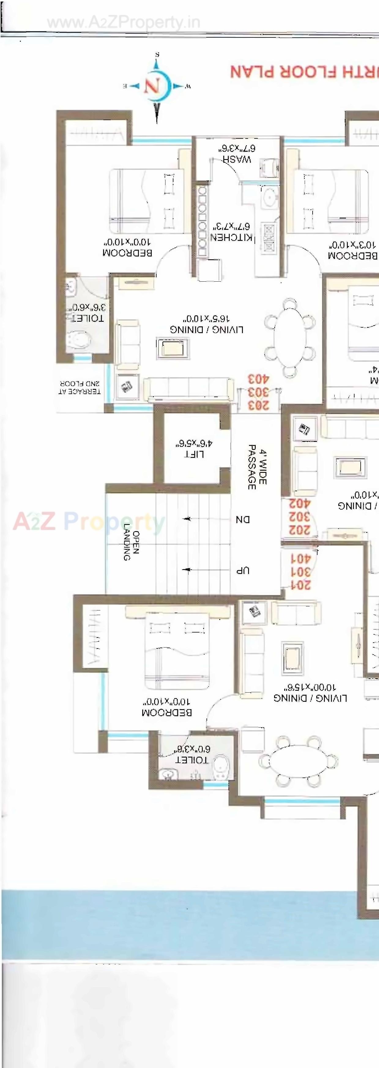Layout of real estate project Jagrutideep Gold located at Raiya, Rajkot, Gujarat