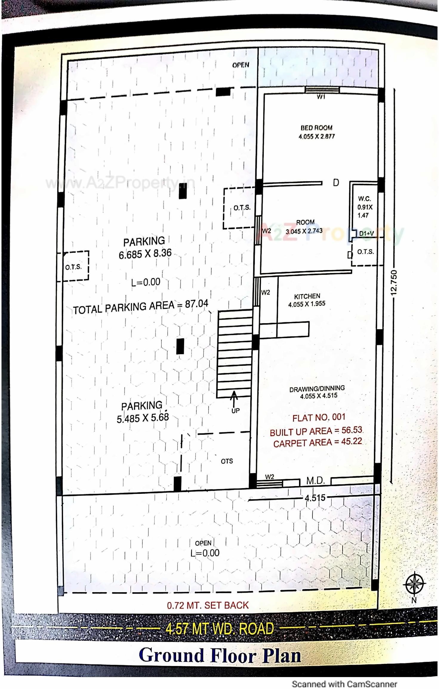 Layout of real estate project Jay Ramnath Villa located at Rajkot, Rajkot, Gujarat