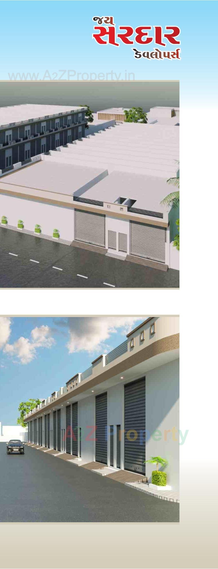 3D Elevation of real estate project Jay Sardar Industrial Park located at Rajkot, Rajkot, Gujarat