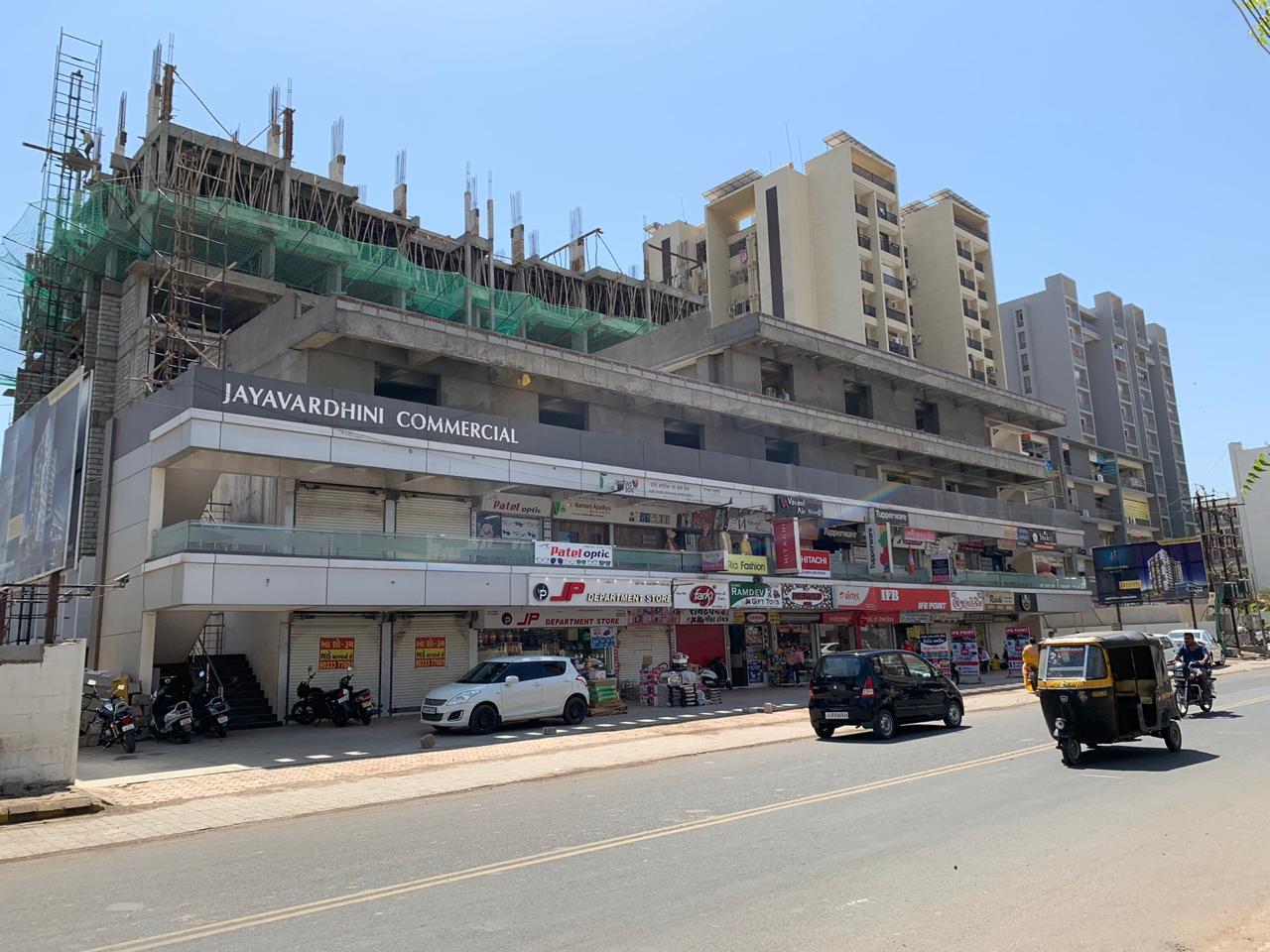 156913_const of real estate project Jayavardhini Heights located at Raiya, Rajkot, Gujarat