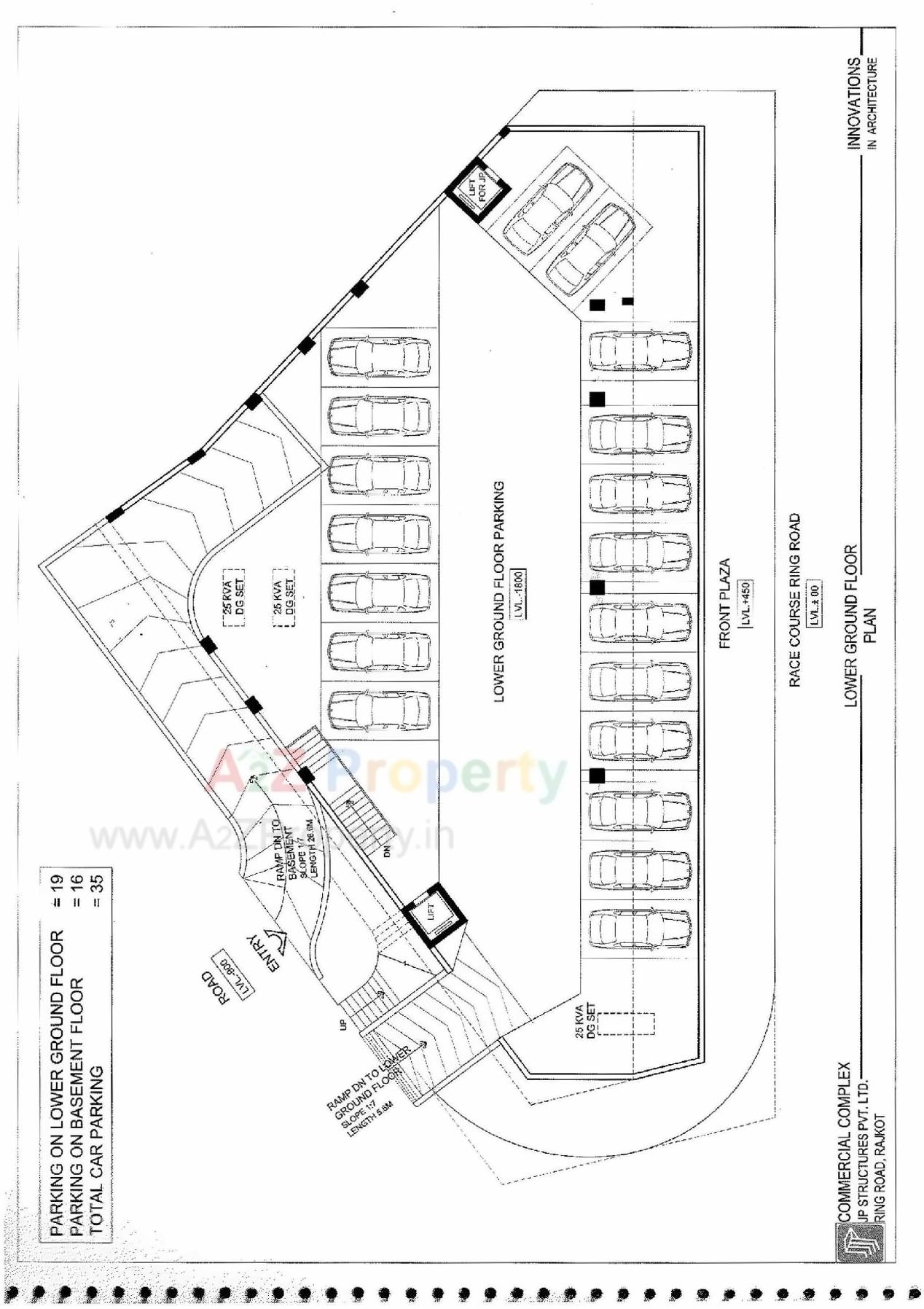 Layout of real estate project Jp Sapphire located at Rajkot, Rajkot, Gujarat
