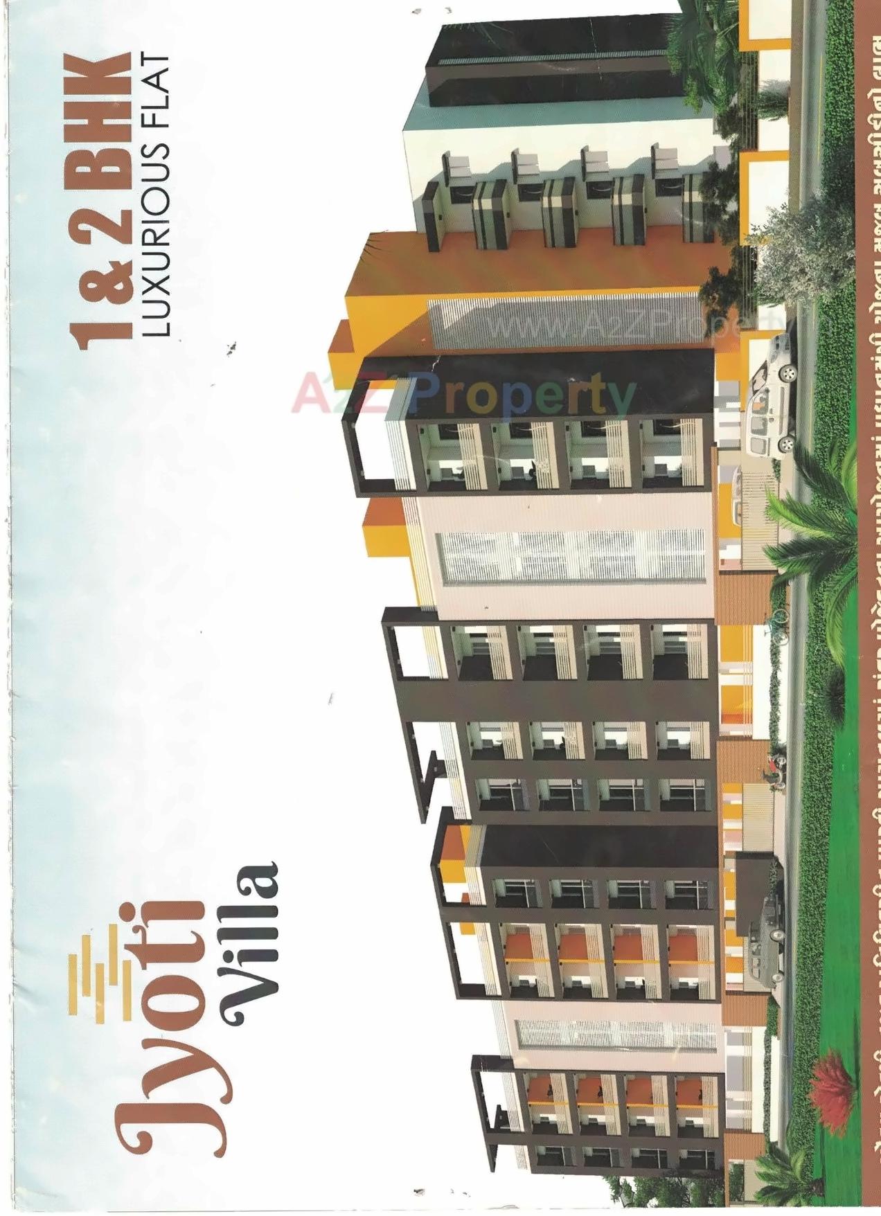 3D Elevation of real estate project Jyoti Villa located at Pardi, Rajkot, Gujarat