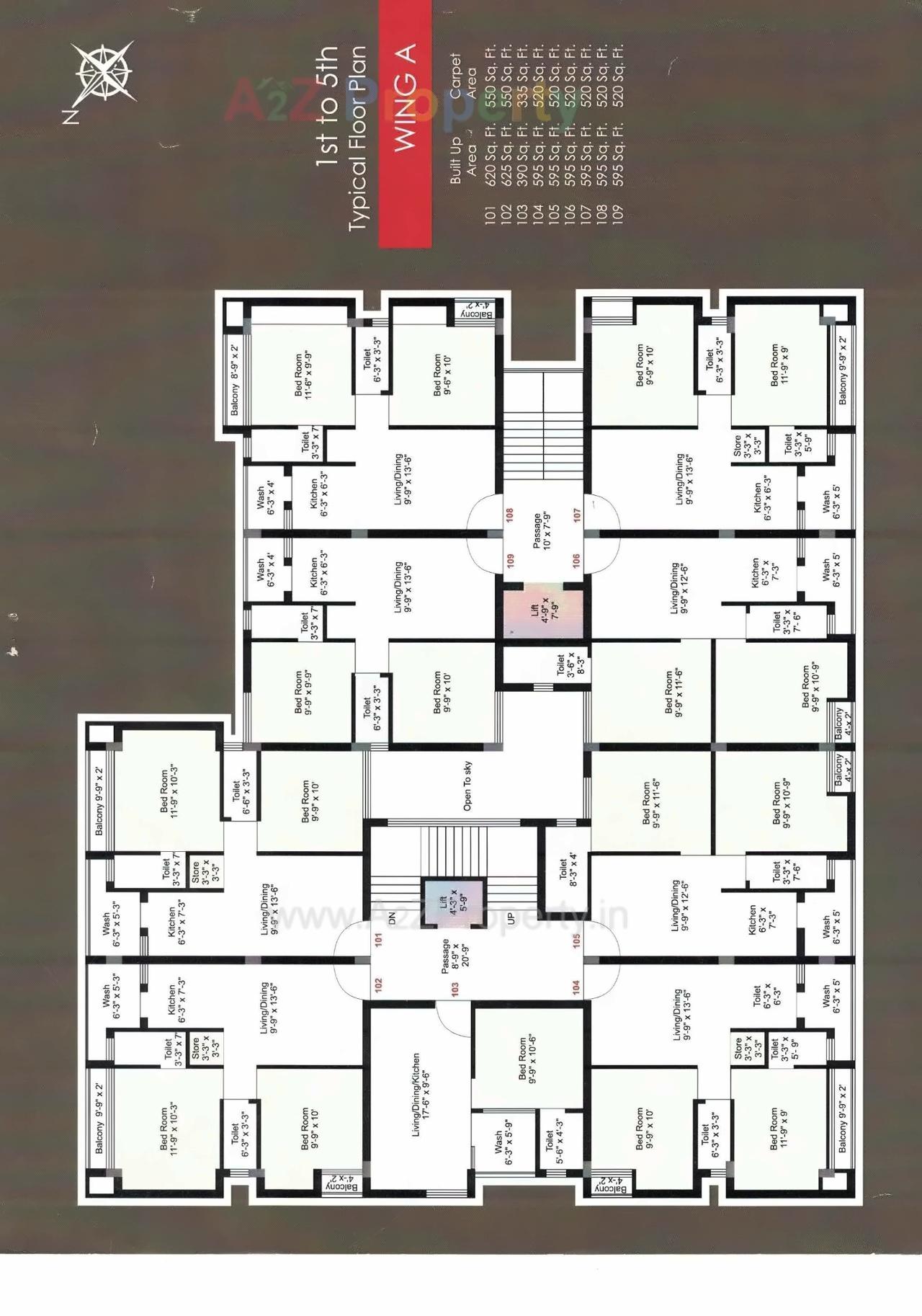 Layout of real estate project Jyoti Villa located at Pardi, Rajkot, Gujarat