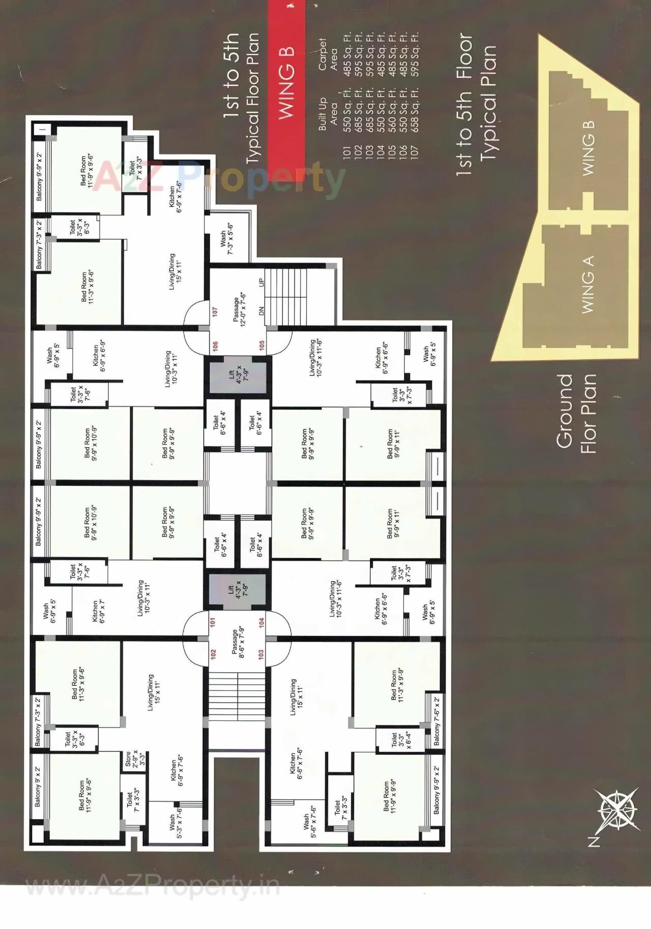 Layout of real estate project Jyoti Villa located at Pardi, Rajkot, Gujarat