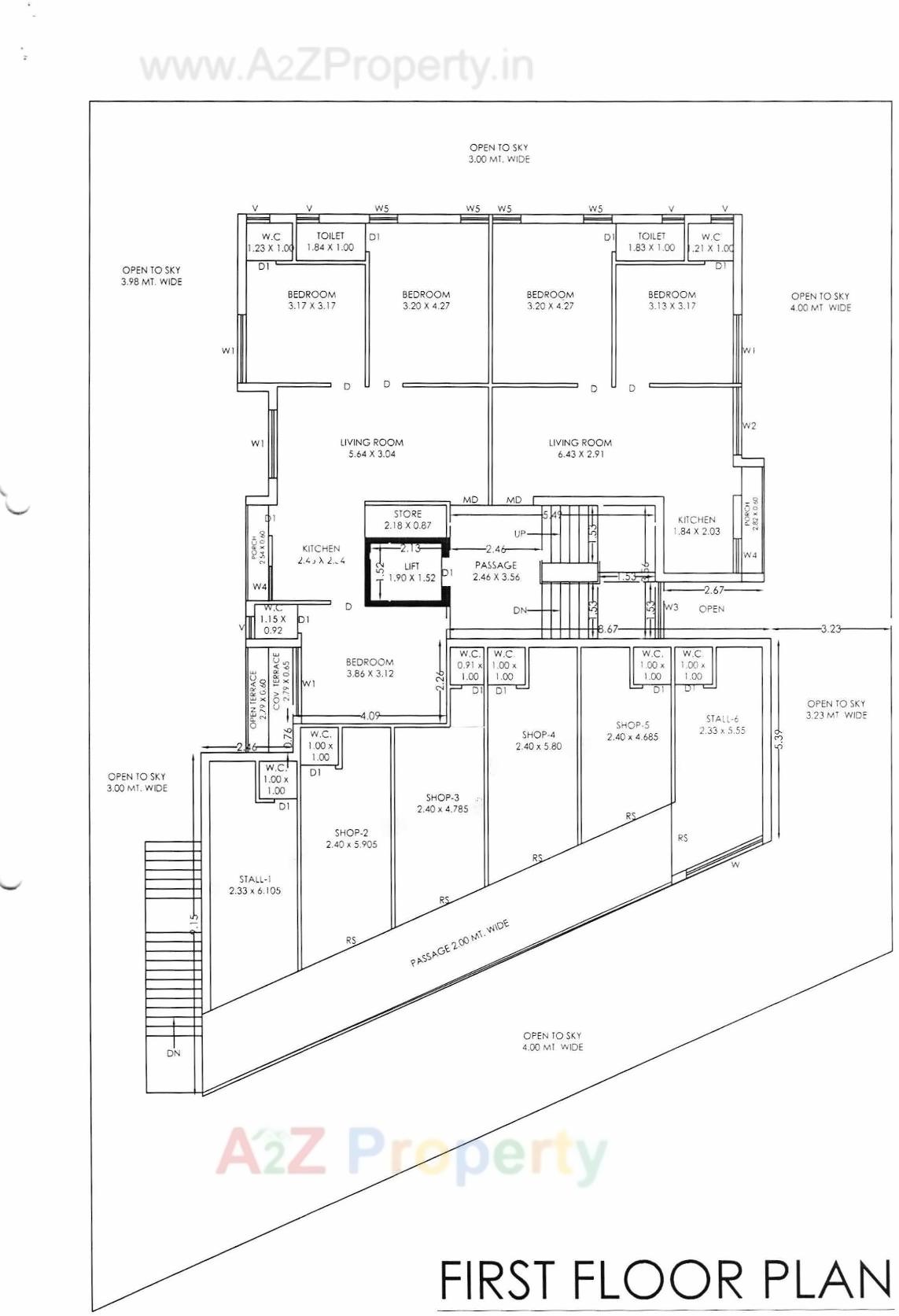 Layout of real estate project Kalash located at Mavdi, Rajkot, Gujarat