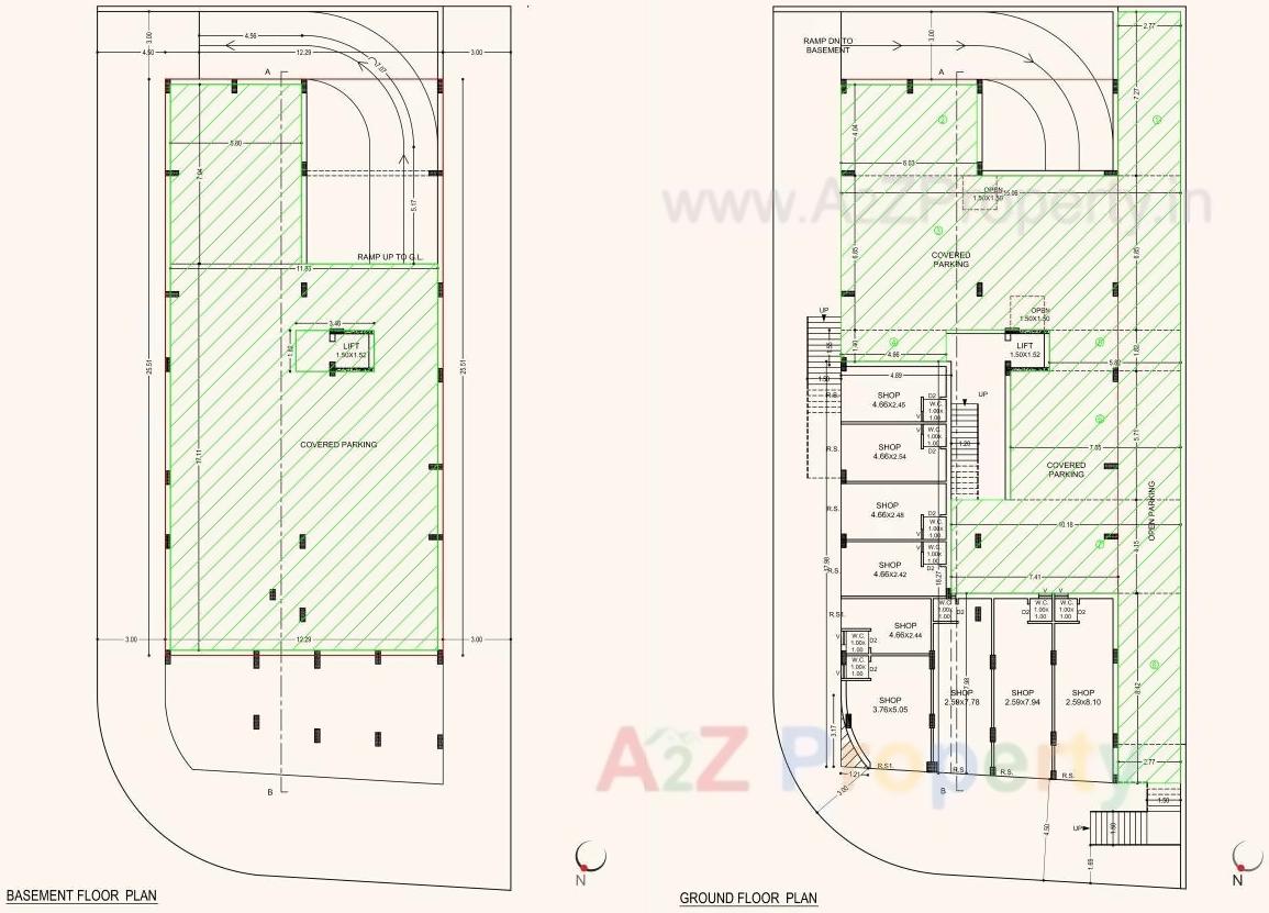 Layout of real estate project Kalash located at Mavdi, Rajkot, Gujarat