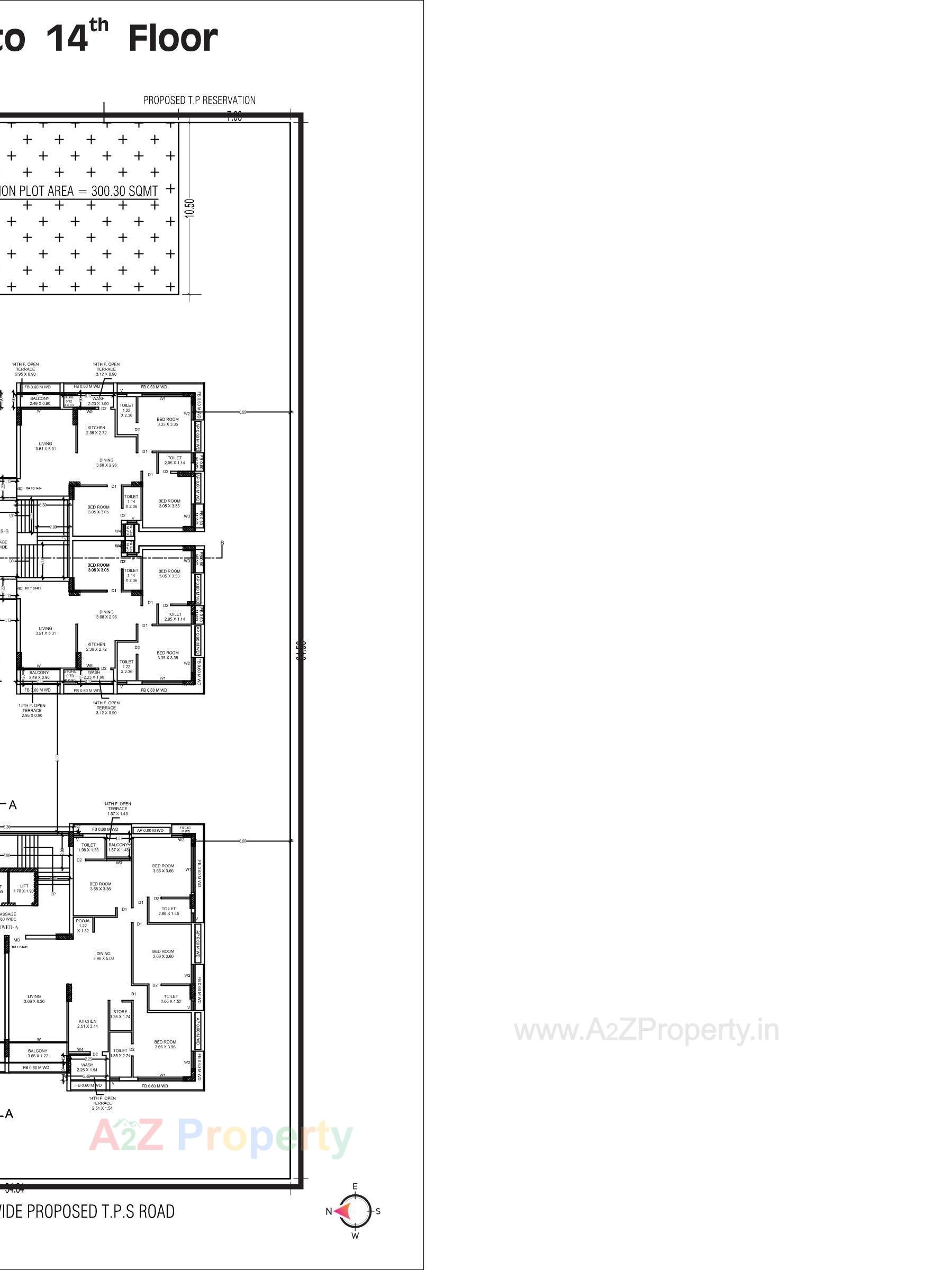 Layout of real estate project Karma Skylife located at Rajkot, Rajkot, Gujarat