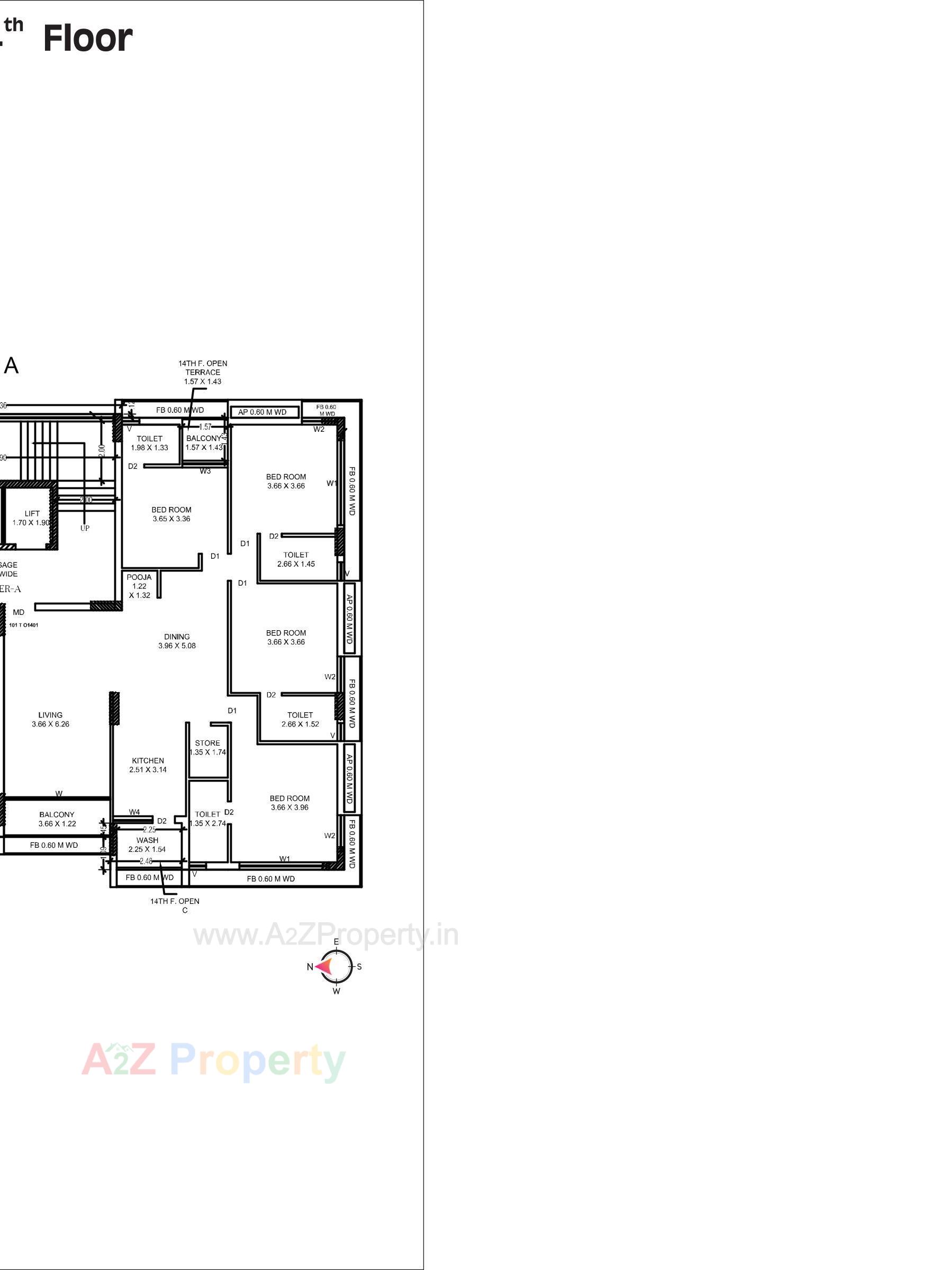 Layout of real estate project Karma Skylife located at Rajkot, Rajkot, Gujarat