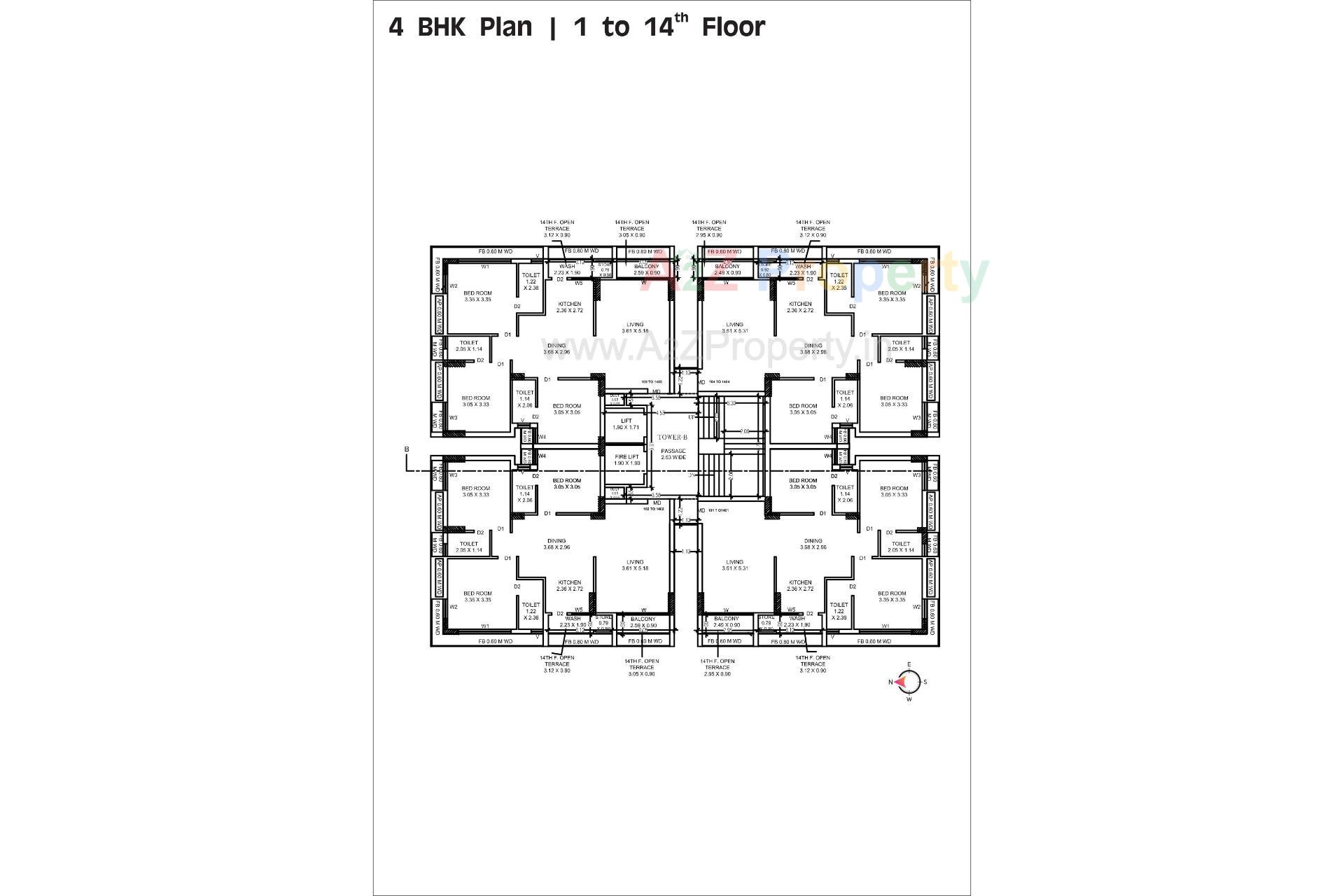 Layout of real estate project Karma Skylife located at Rajkot, Rajkot, Gujarat