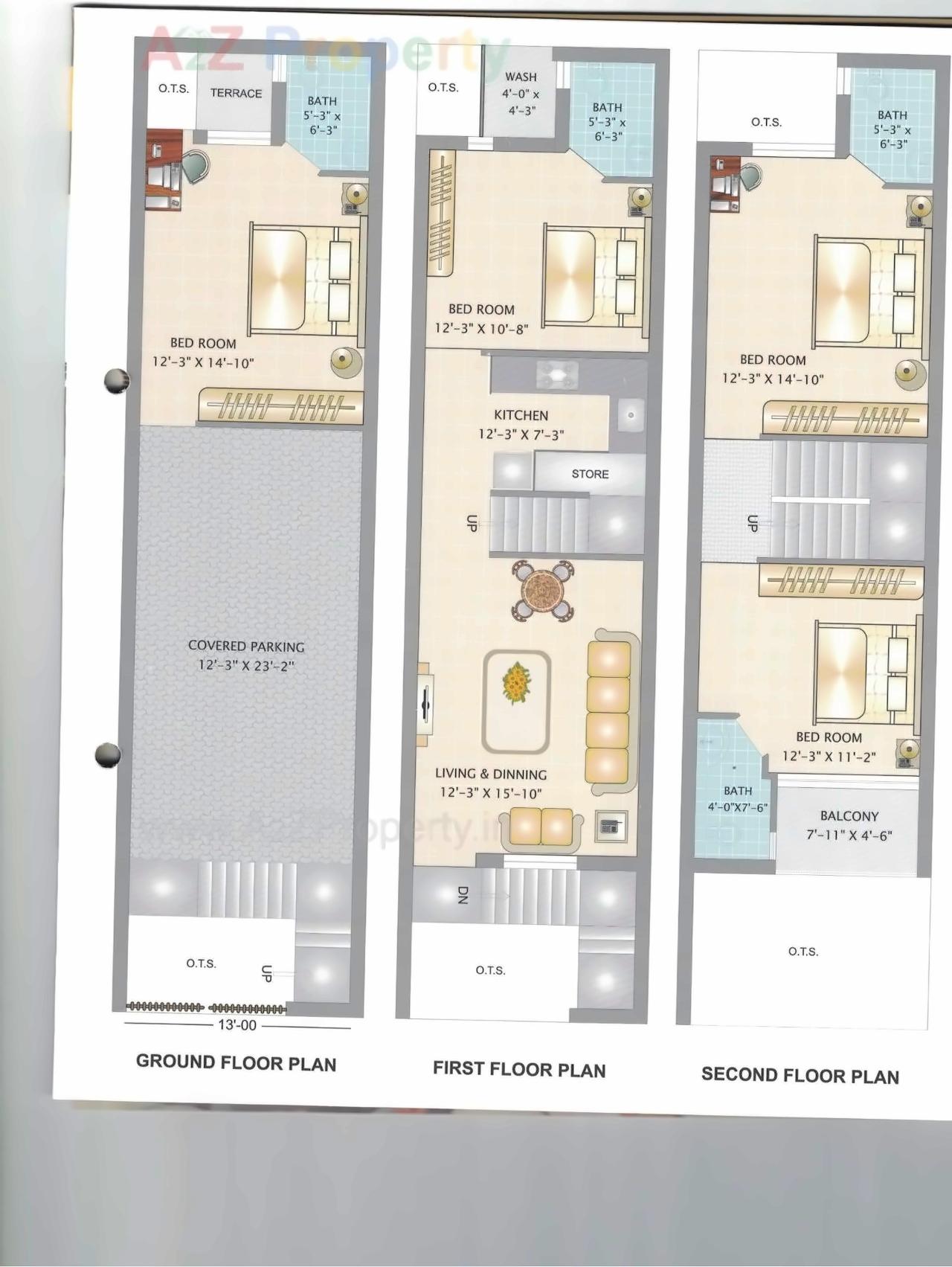 Layout of real estate project Kasturi Residency located at Rajkot, Rajkot, Gujarat