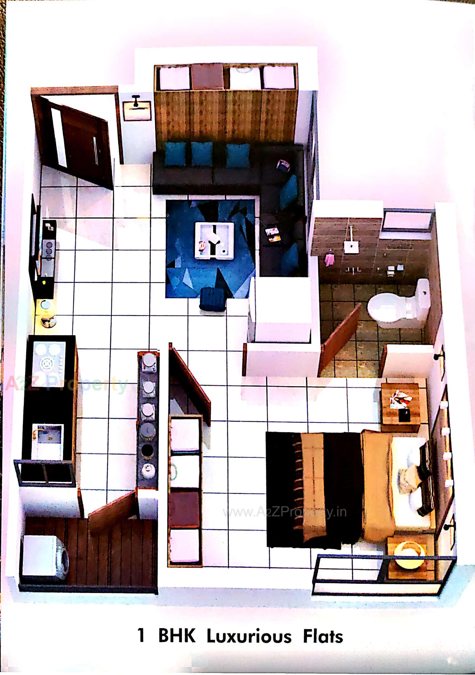 Layout of real estate project Kasturi located at Rajkot, Rajkot, Gujarat