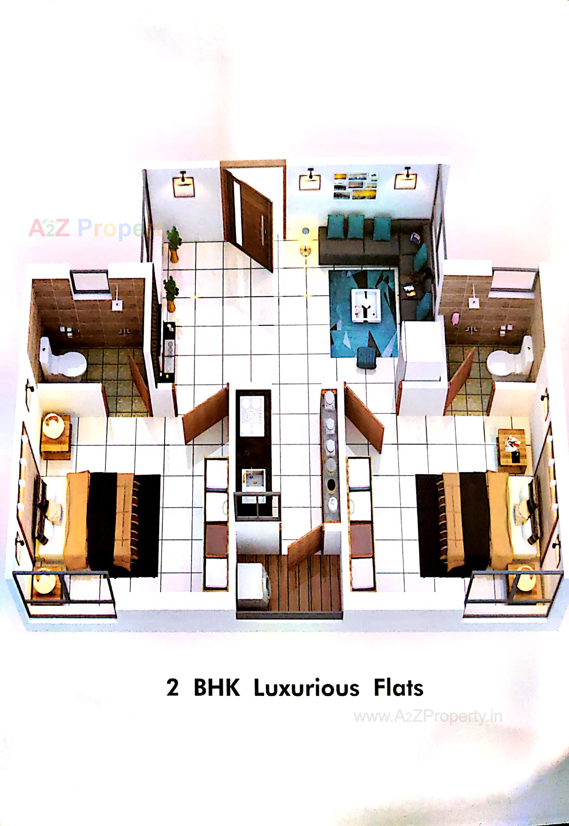 Layout of real estate project Kasturi located at Rajkot, Rajkot, Gujarat