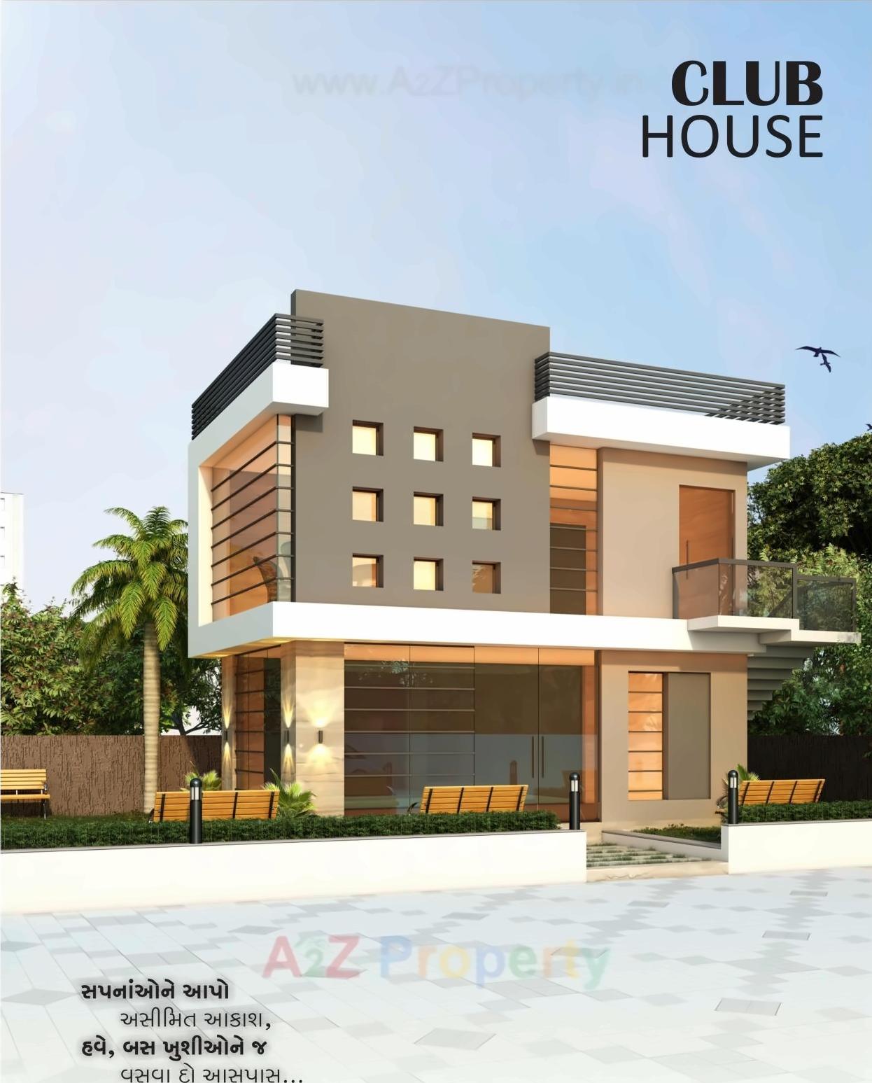 3D Elevation of real estate project Kasumbi Elegance located at Rajkot, Rajkot, Gujarat