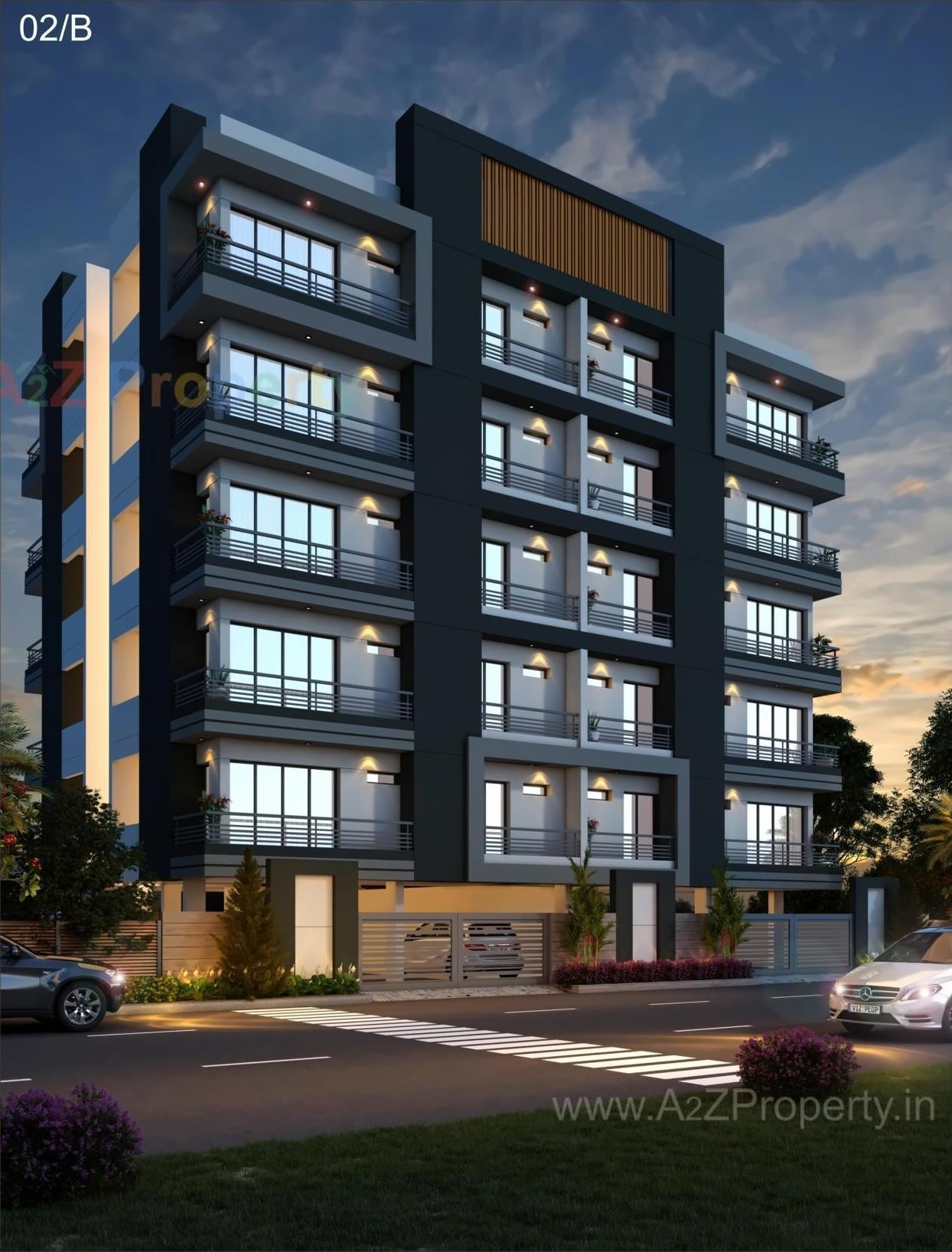 3D Elevation of real estate project Kasumbi located at Rajkot, Rajkot, Gujarat