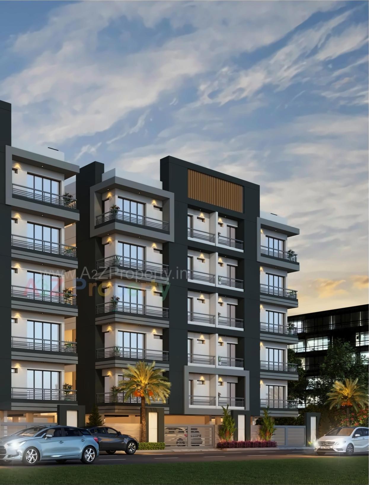 3D Elevation of real estate project Kasumbi located at Rajkot, Rajkot, Gujarat