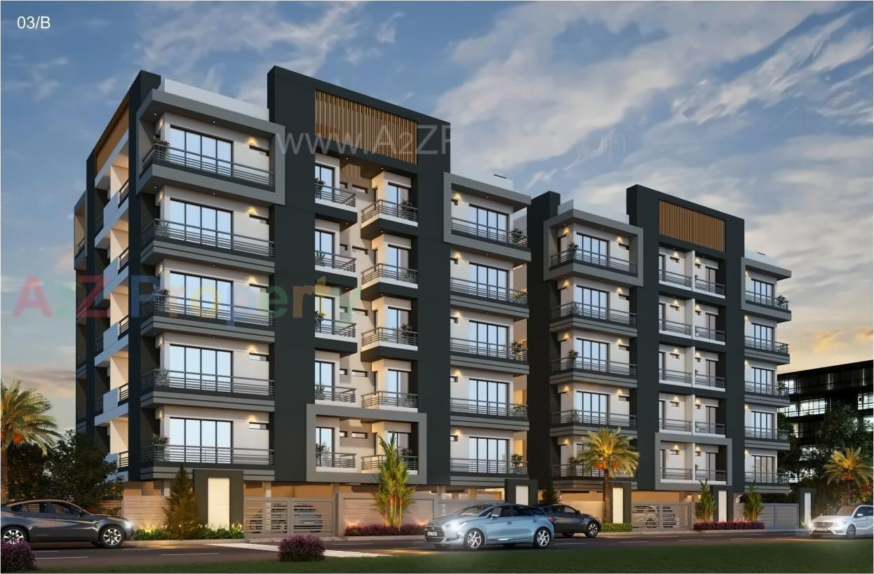 3D Elevation of real estate project Kasumbi located at Rajkot, Rajkot, Gujarat