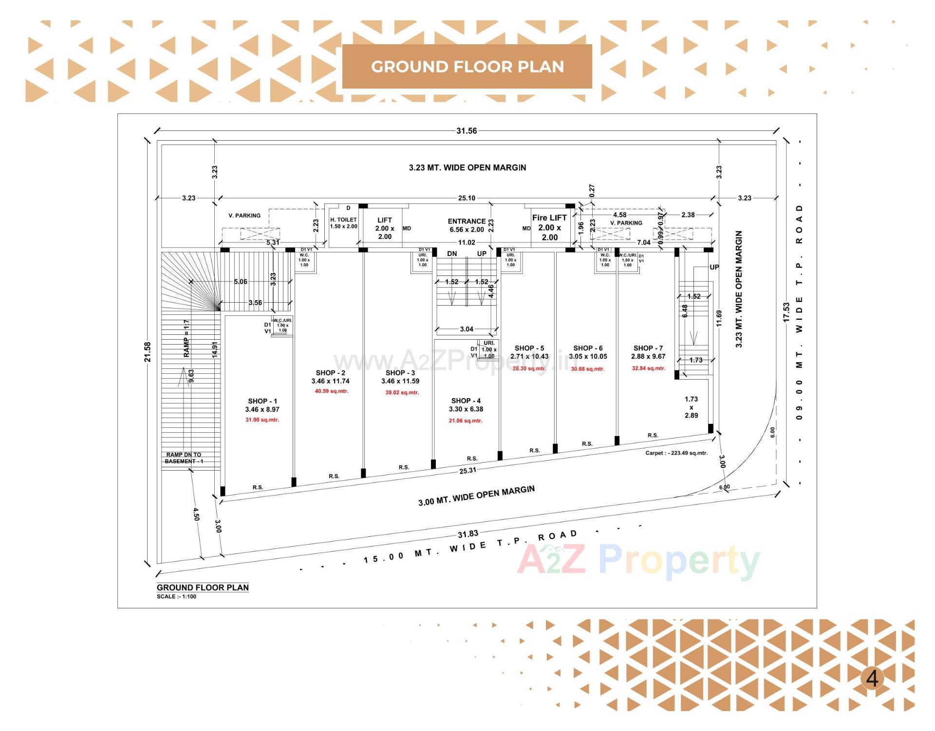 Layout of real estate project King's View located at Rajkot, Rajkot, Gujarat