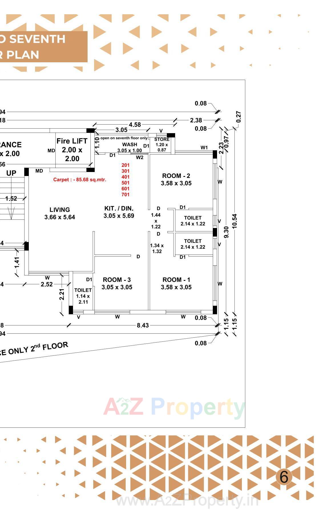 Layout of real estate project King's View located at Rajkot, Rajkot, Gujarat
