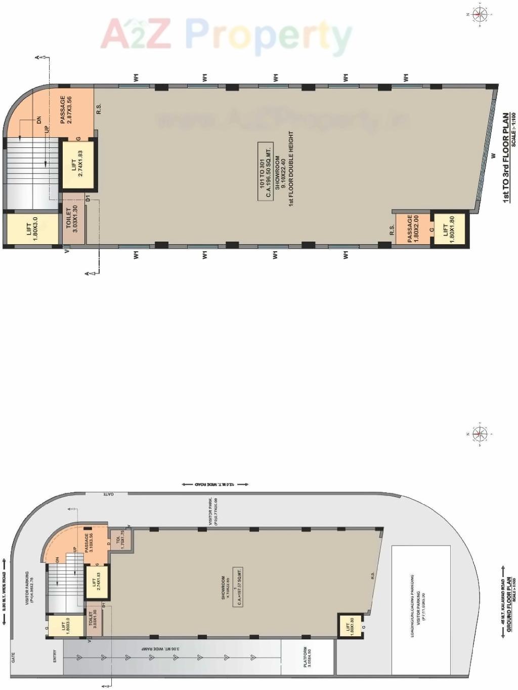Layout of real estate project Korat Korner located at Rajkot, Rajkot, Gujarat