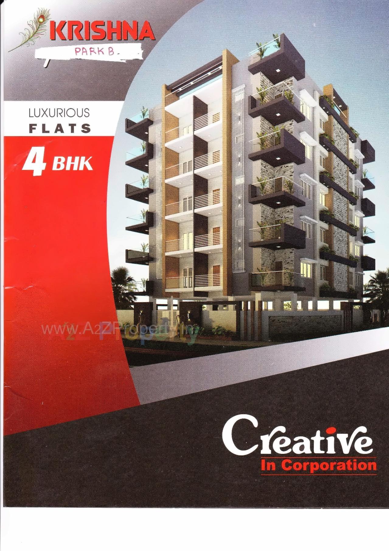 3D Elevation of real estate project Krishana Park located at Rajkot, Rajkot, Gujarat