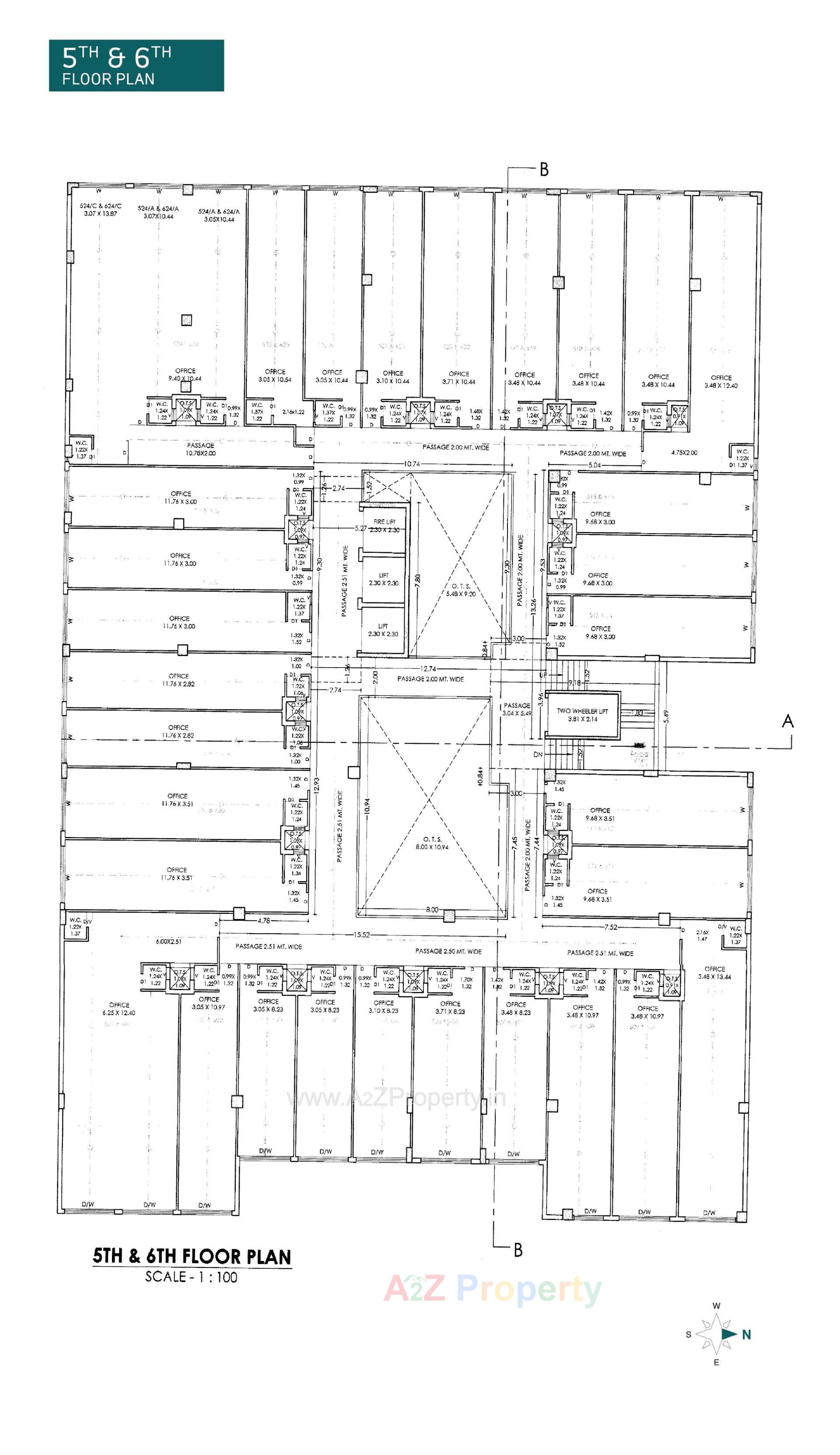 Layout of real estate project Level located at Nana Mava, Rajkot, Gujarat