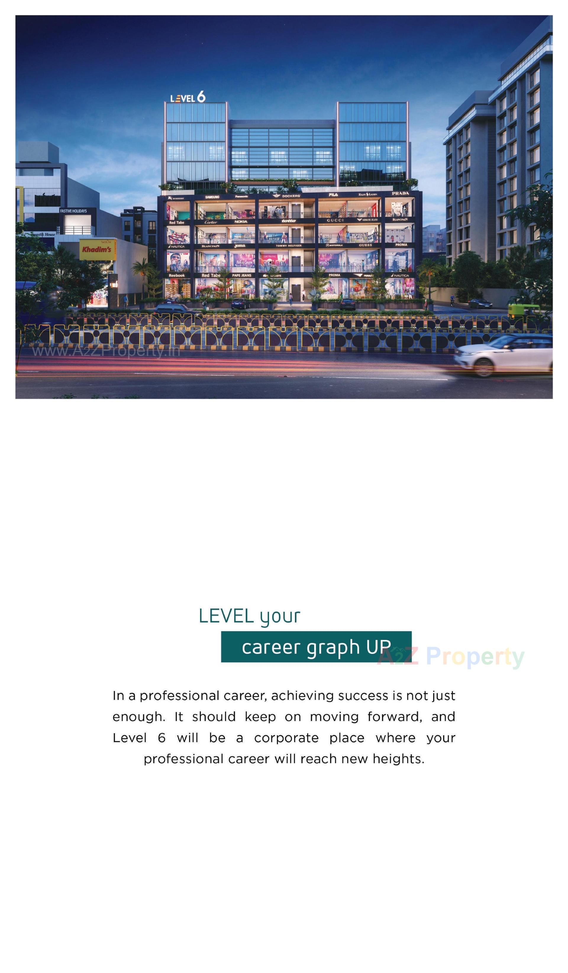 3D Elevation of real estate project Level located at Nana Mava, Rajkot, Gujarat