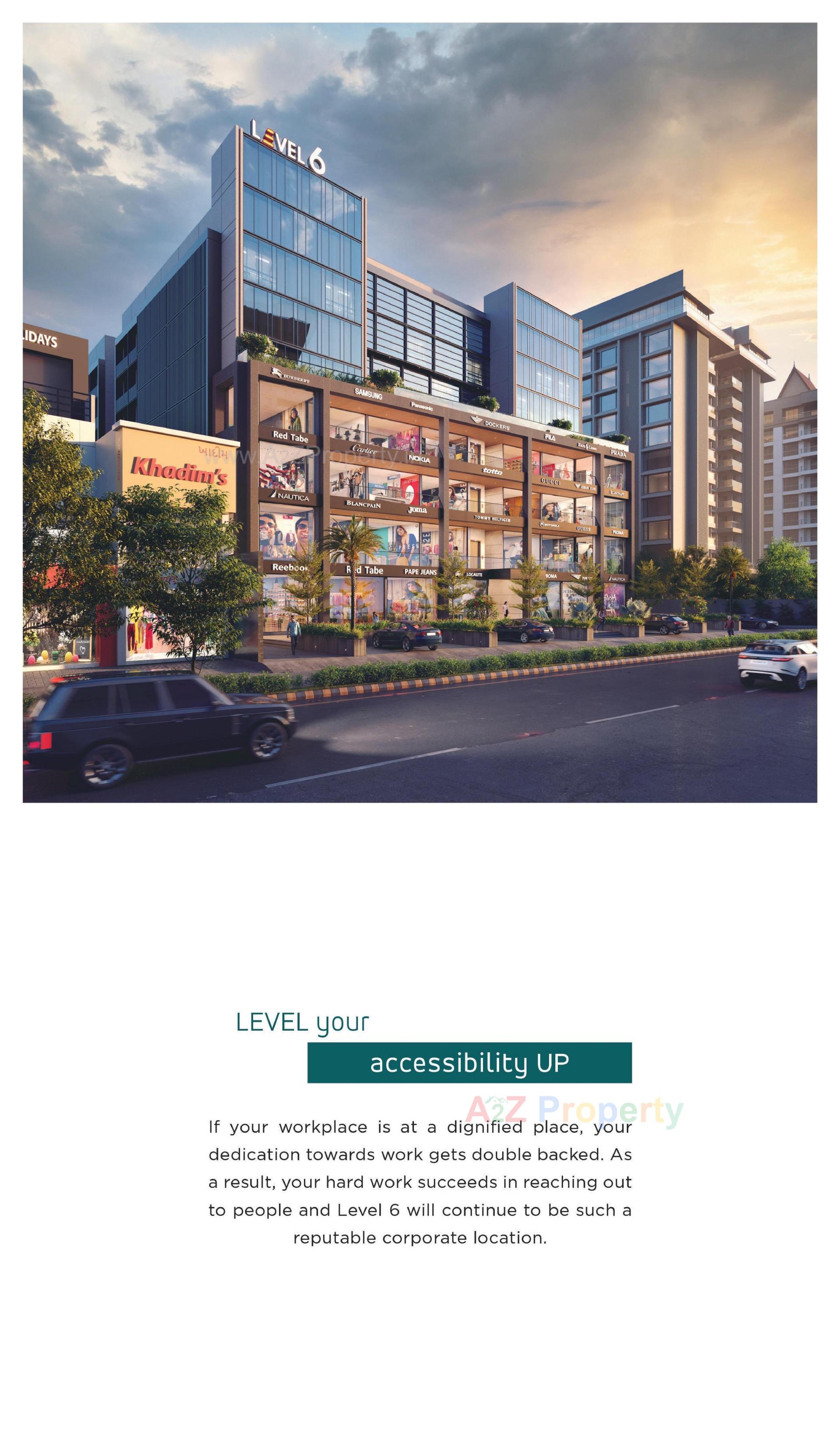 3D Elevation of real estate project Level located at Nana Mava, Rajkot, Gujarat