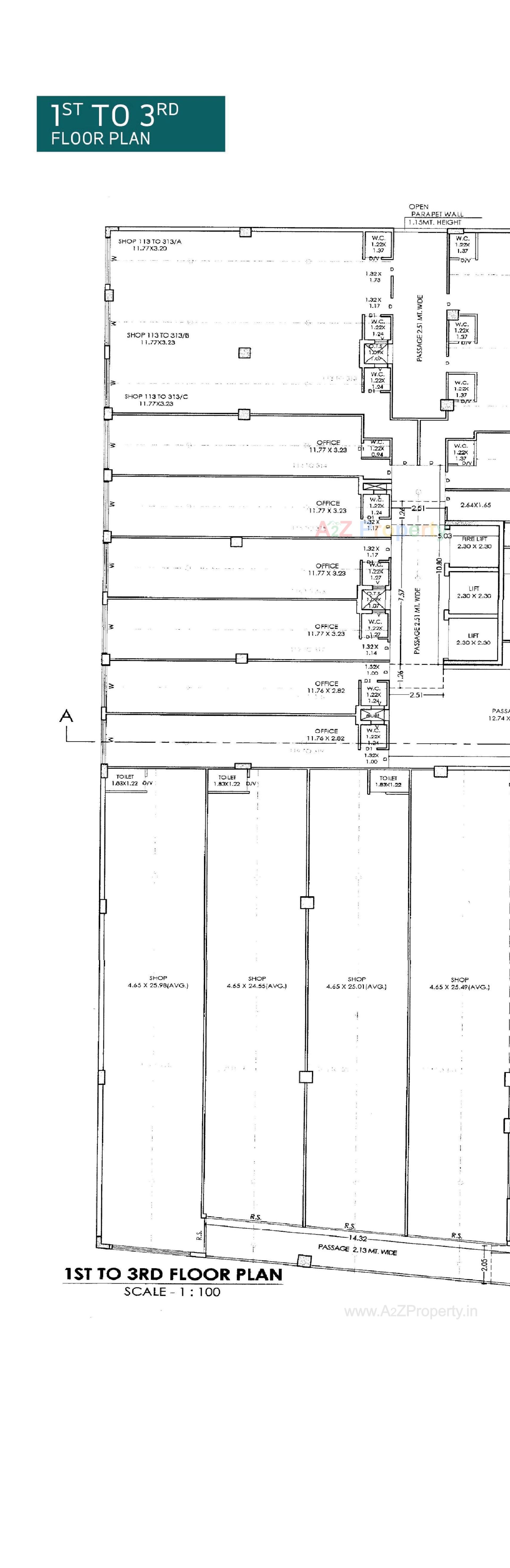 Layout of real estate project Level located at Nana Mava, Rajkot, Gujarat