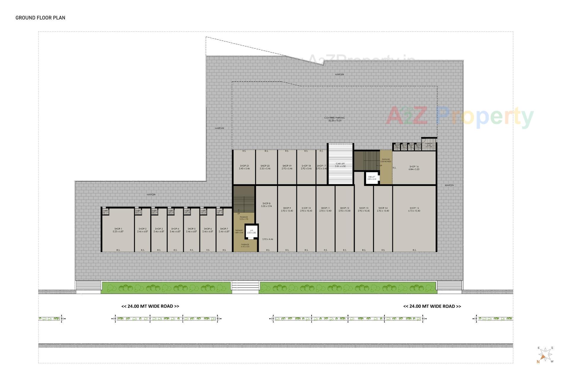Layout of real estate project Lifestyle Business Park located at Ghanteshwar, Rajkot, Gujarat