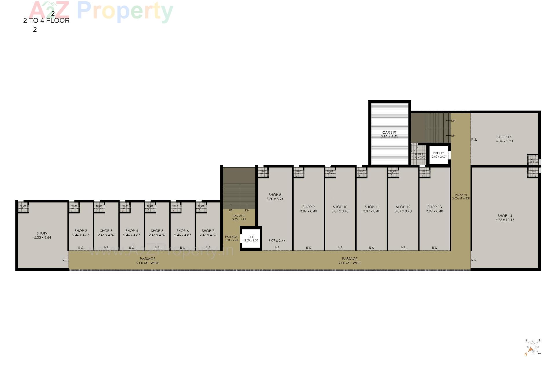 Layout of real estate project Lifestyle Business Park located at Ghanteshwar, Rajkot, Gujarat