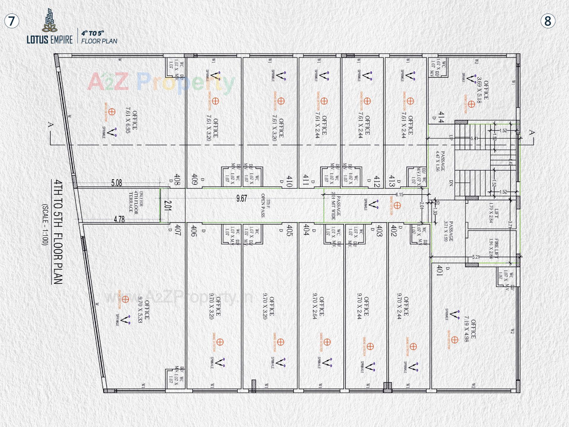 Layout of real estate project Lotus Empire located at Raiya, Rajkot, Gujarat