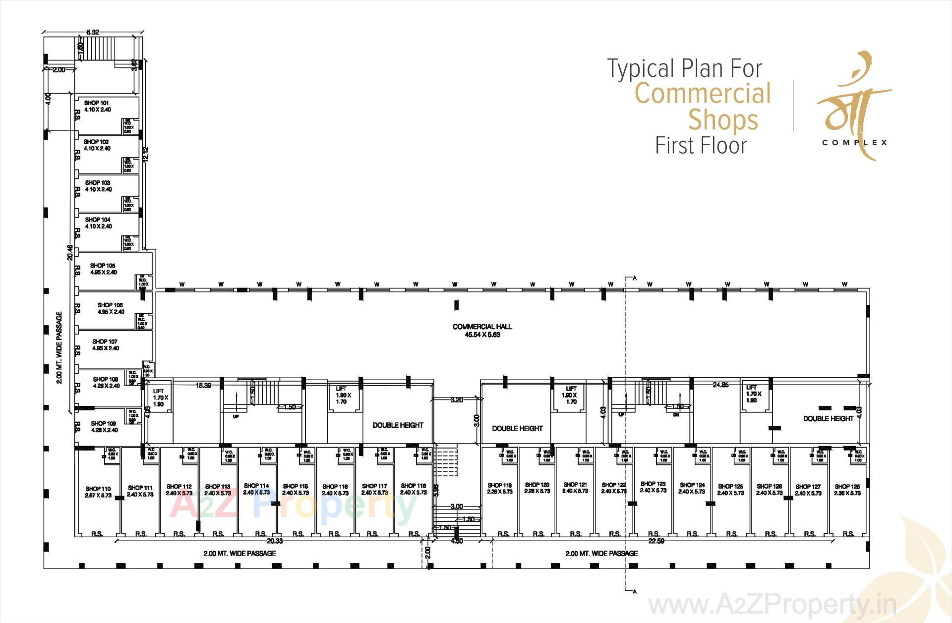 Layout of real estate project Maa Complex located at Rajkot, Rajkot, Gujarat
