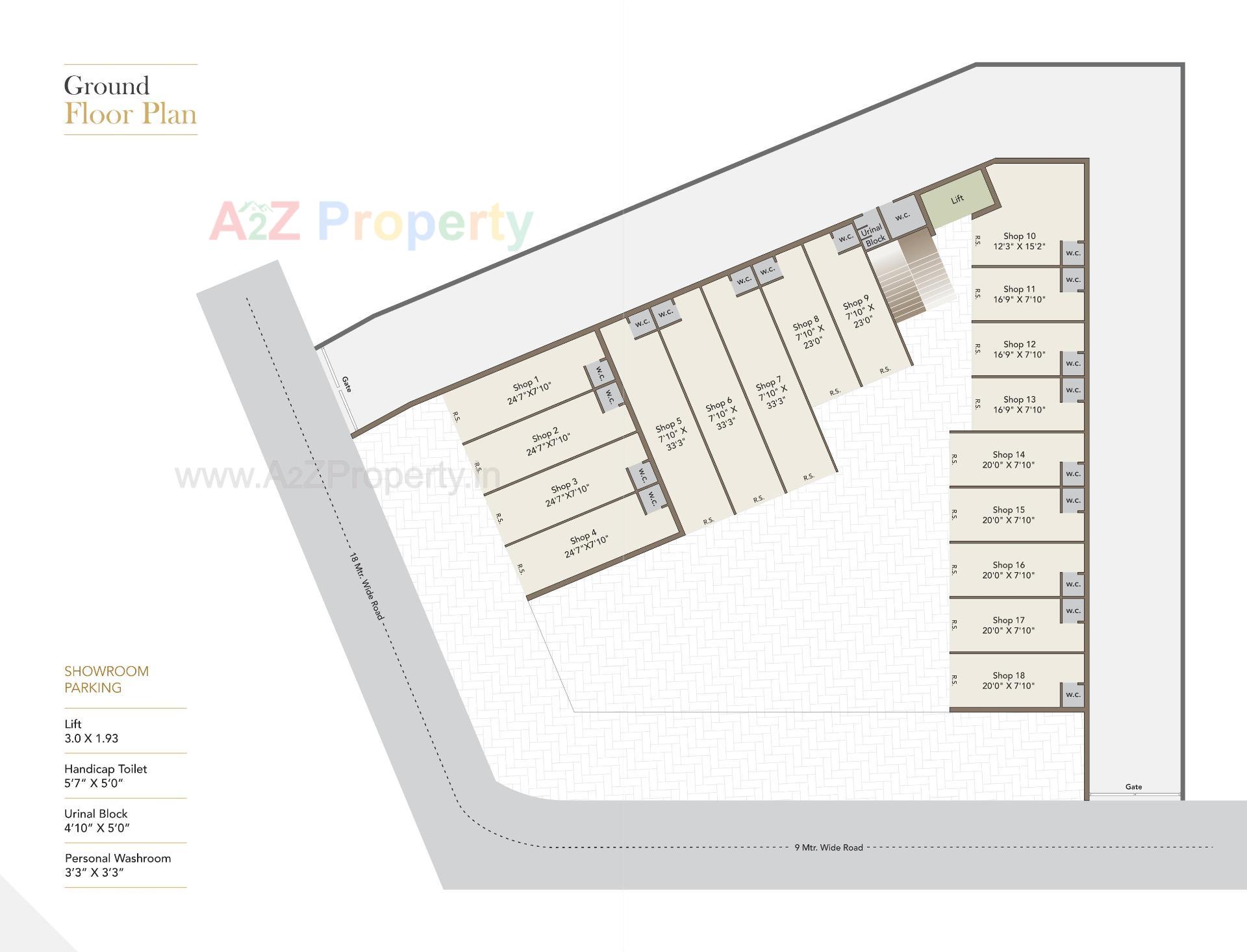 Layout of real estate project Maa Durga Complex located at Rajkot, Rajkot, Gujarat