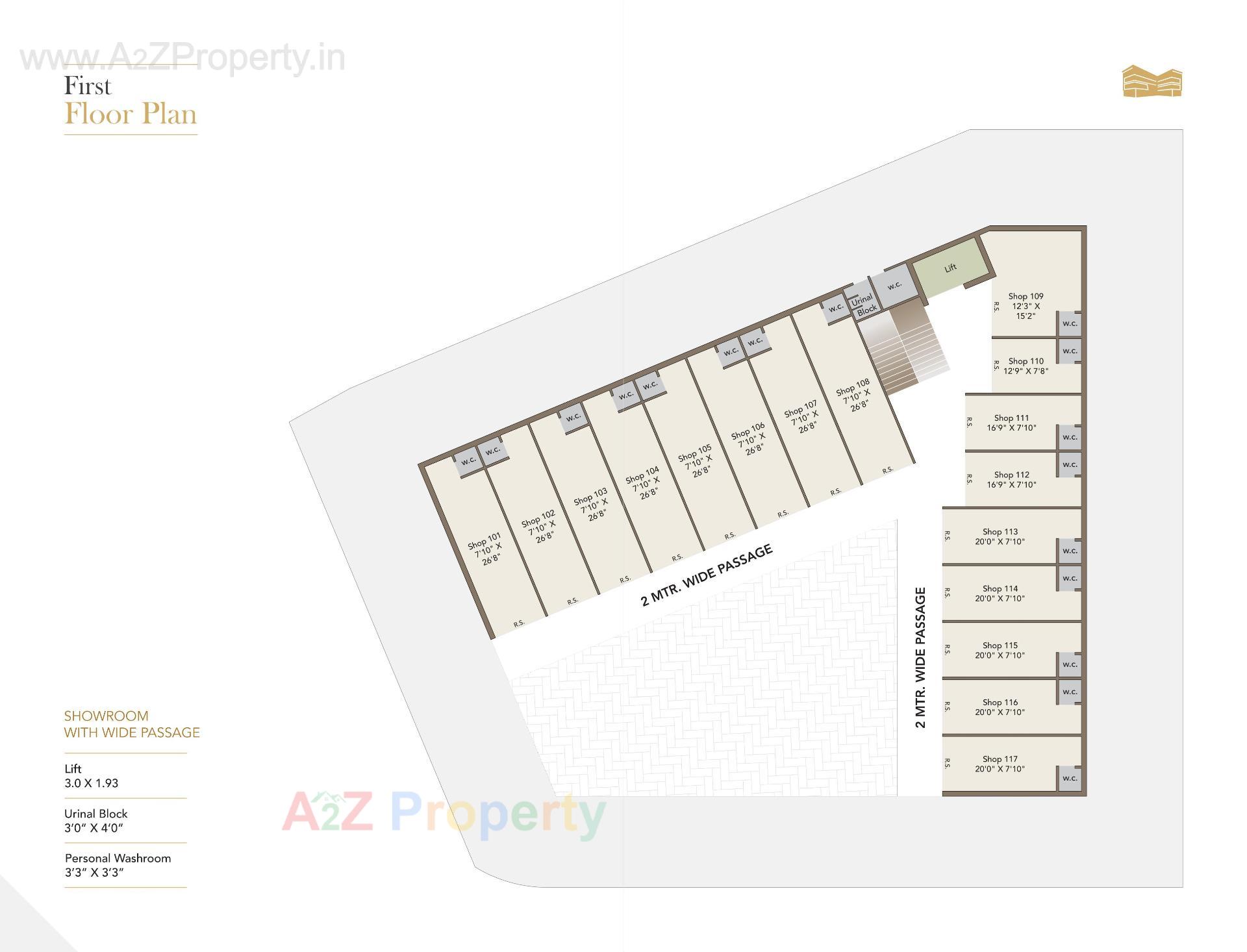 Layout of real estate project Maa Durga Complex located at Rajkot, Rajkot, Gujarat