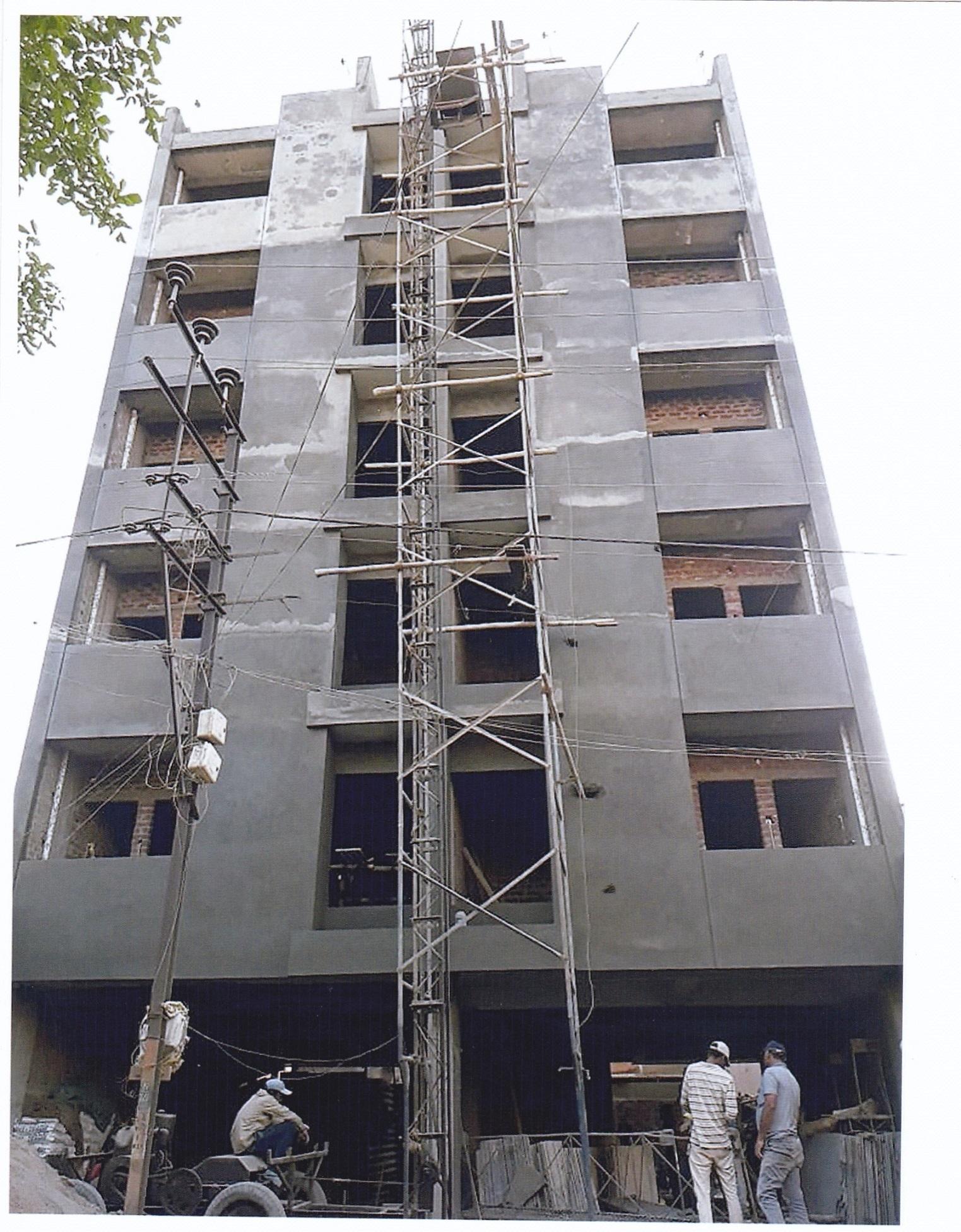166524_const of real estate project Madhav Apartment located at Mavdi, Rajkot, Gujarat