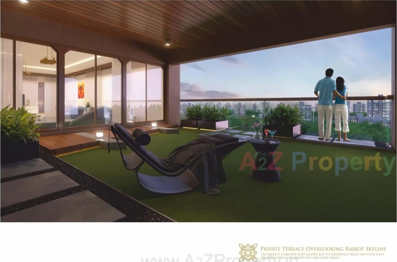 3D Elevation of real estate project Madhav Mahal located at Vajdi, Rajkot, Gujarat