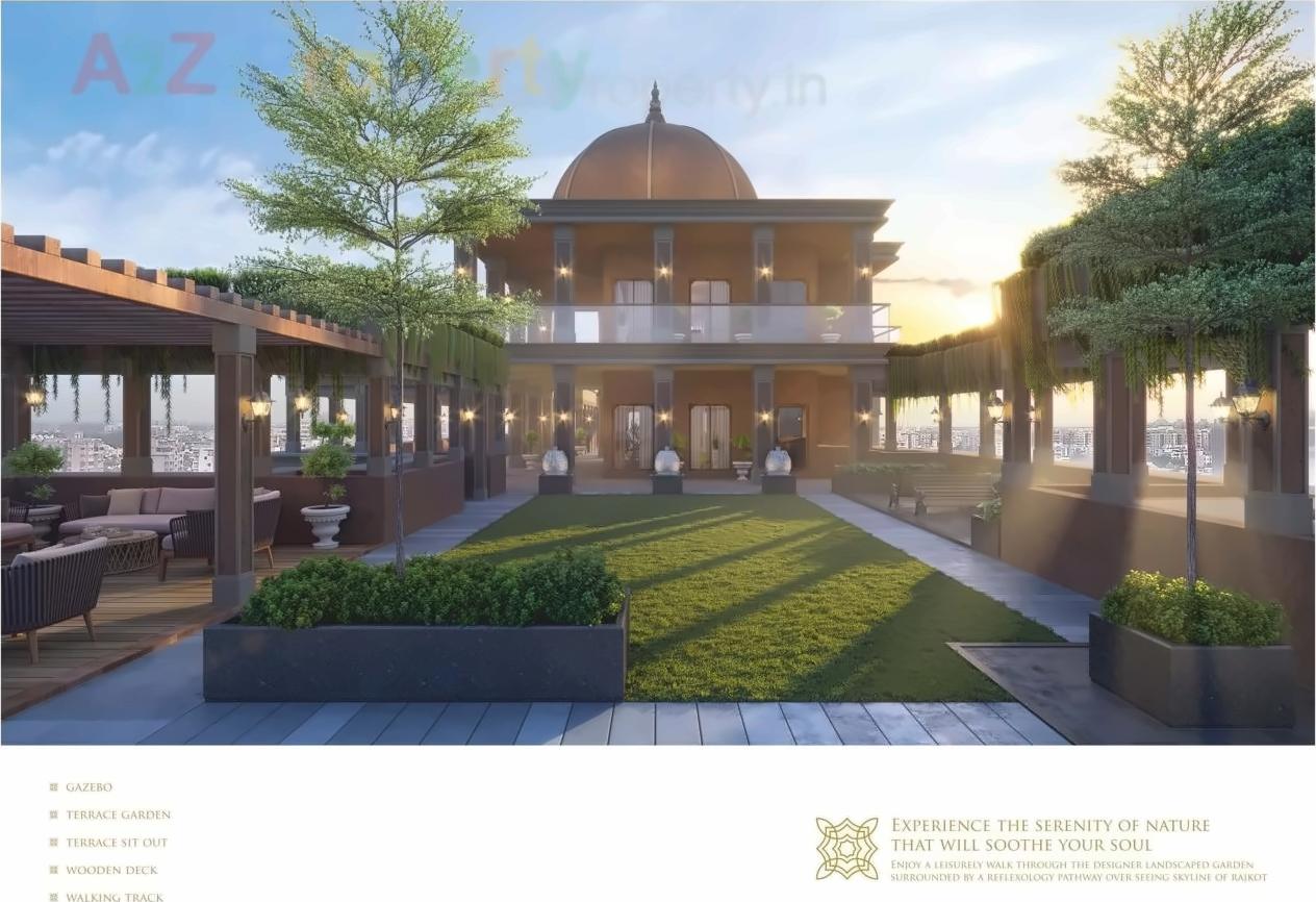 3D Elevation of real estate project Madhav Mahal located at Vajdi, Rajkot, Gujarat