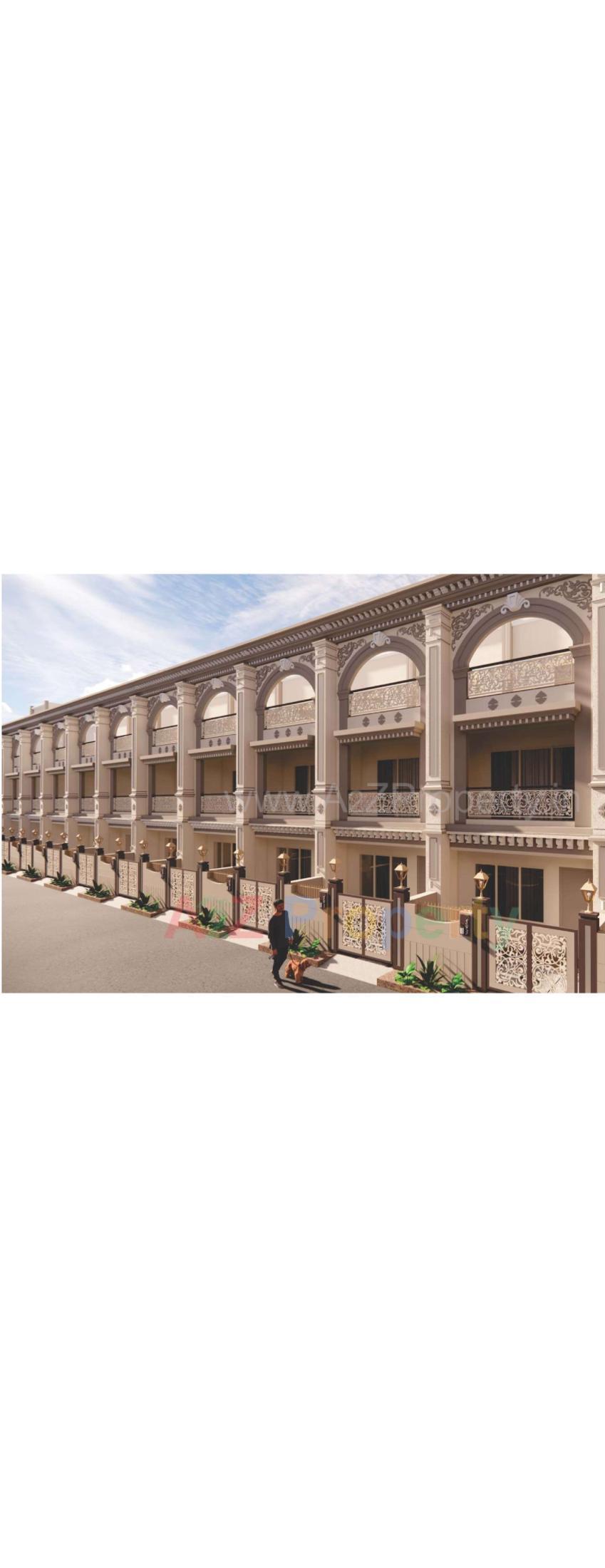 3D Elevation of real estate project Madhav Vihar located at Rajkot, Rajkot, Gujarat