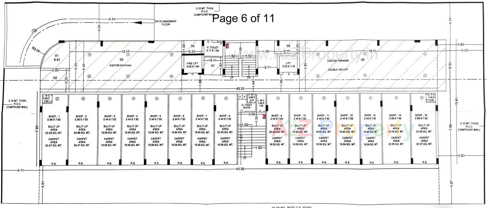 Layout of real estate project Madhuvan Heights located at Rajkot, Rajkot, Gujarat